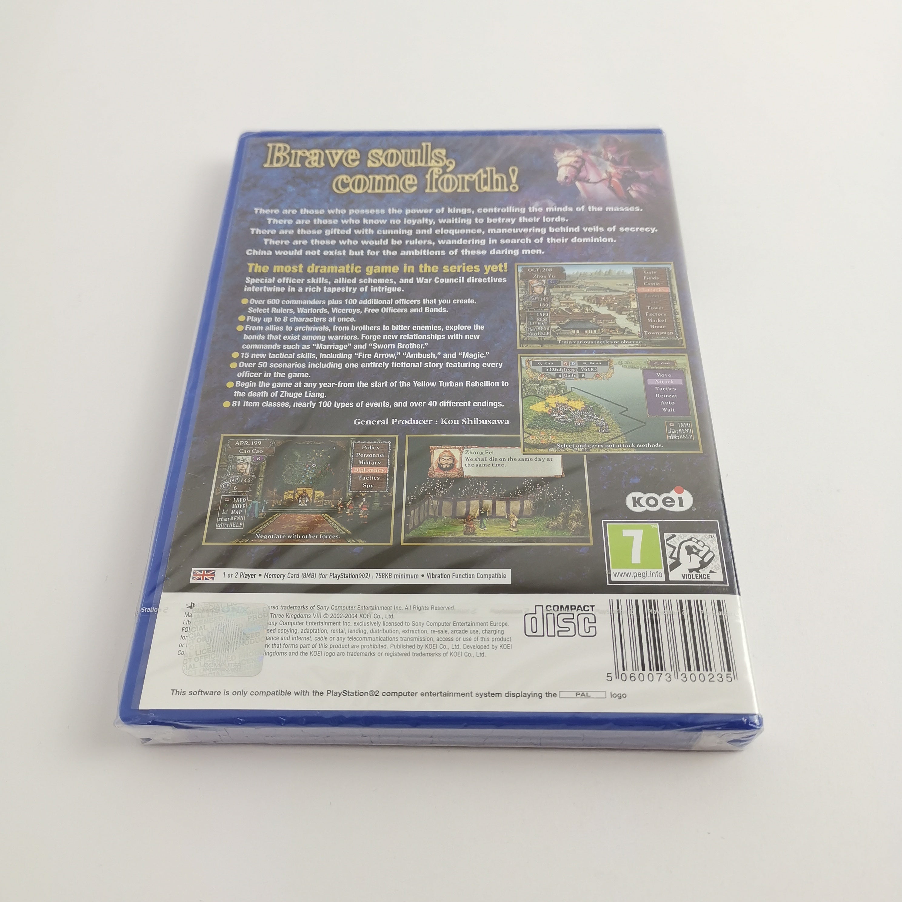 Playstation 2 Spiel – Romance of the Three Kingdoms VIII OVP
