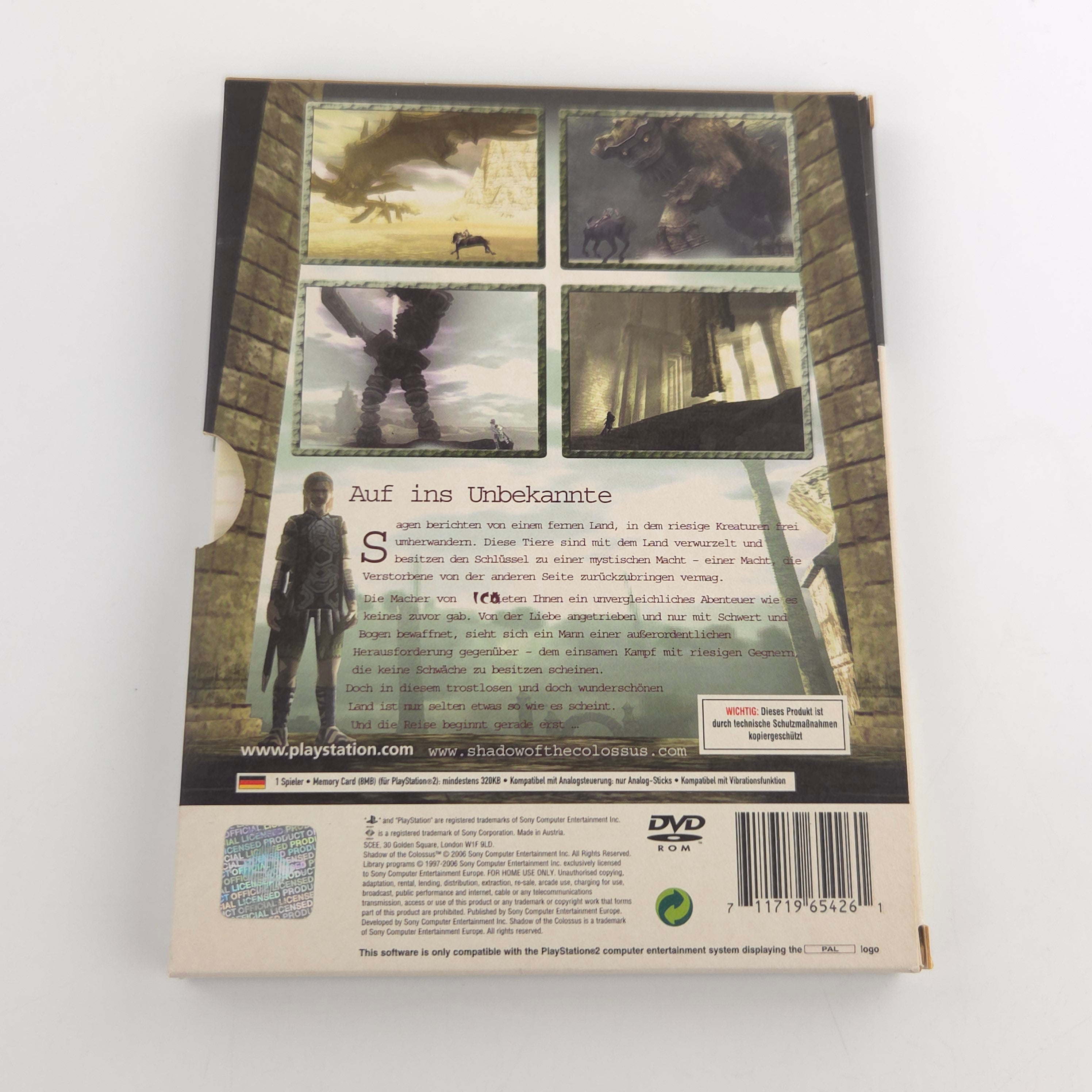Playstation 2 Spiel Shadow of the Colossus PS2 PAL DE