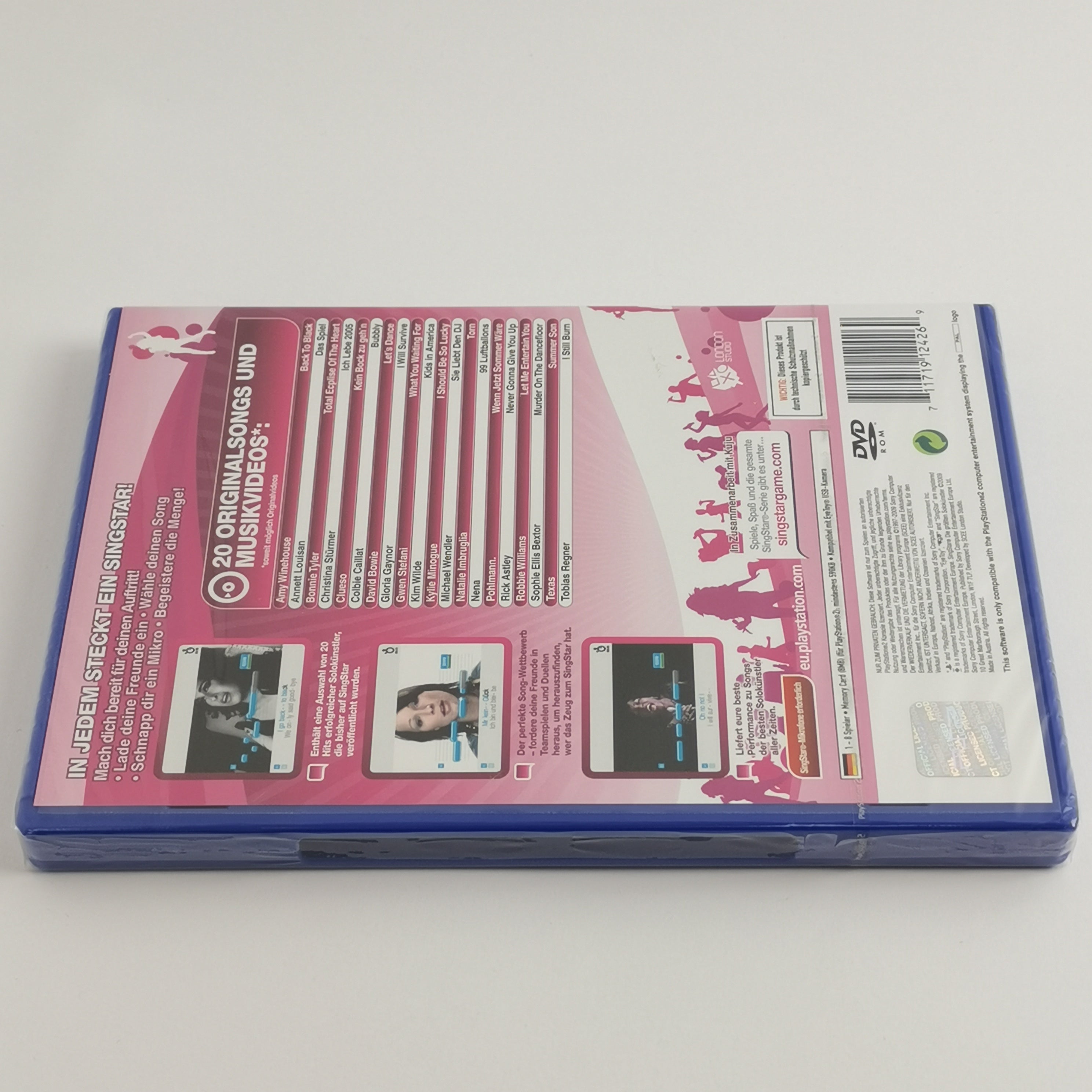 Sony Playstation 2 Spiel – Singstar Die größten Solokünstler Neu