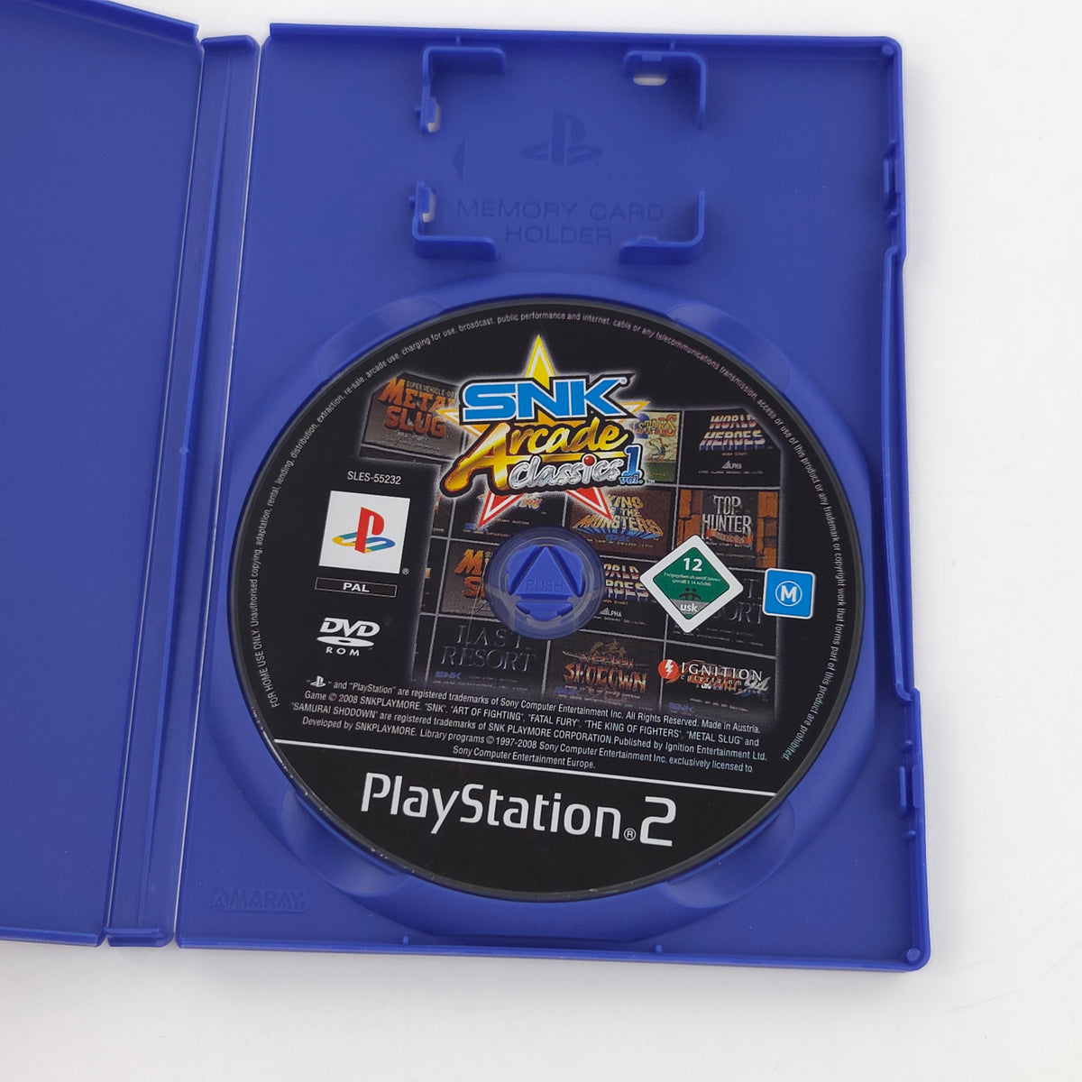 PlayStation 2 Spiel SNK Arcade Classics Vol 1 OVP