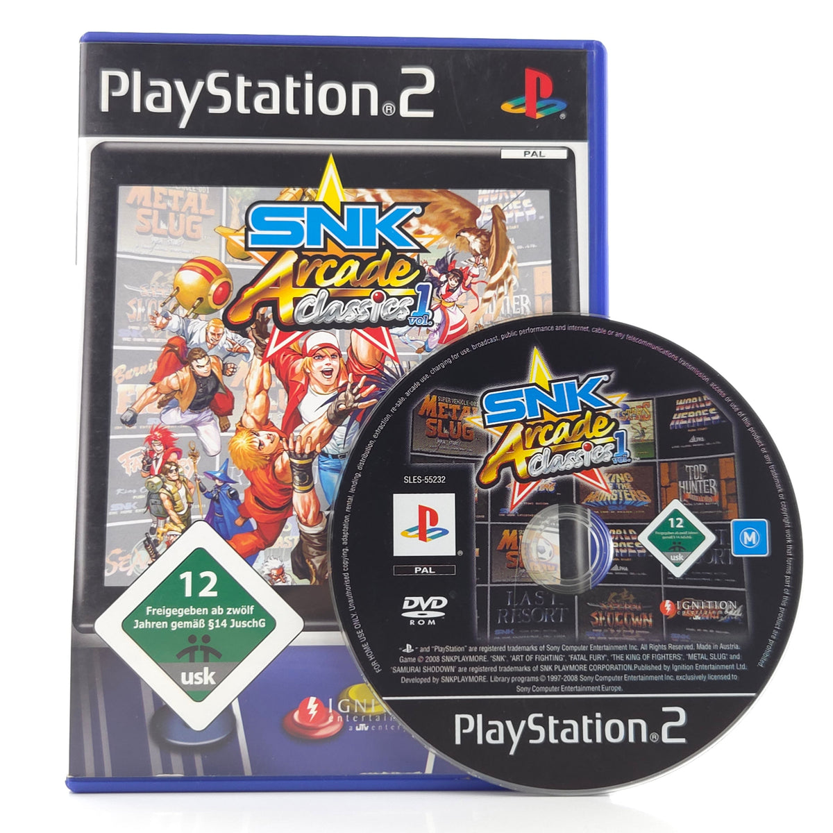 PlayStation 2 Spiel SNK Arcade Classics Vol 1 OVP