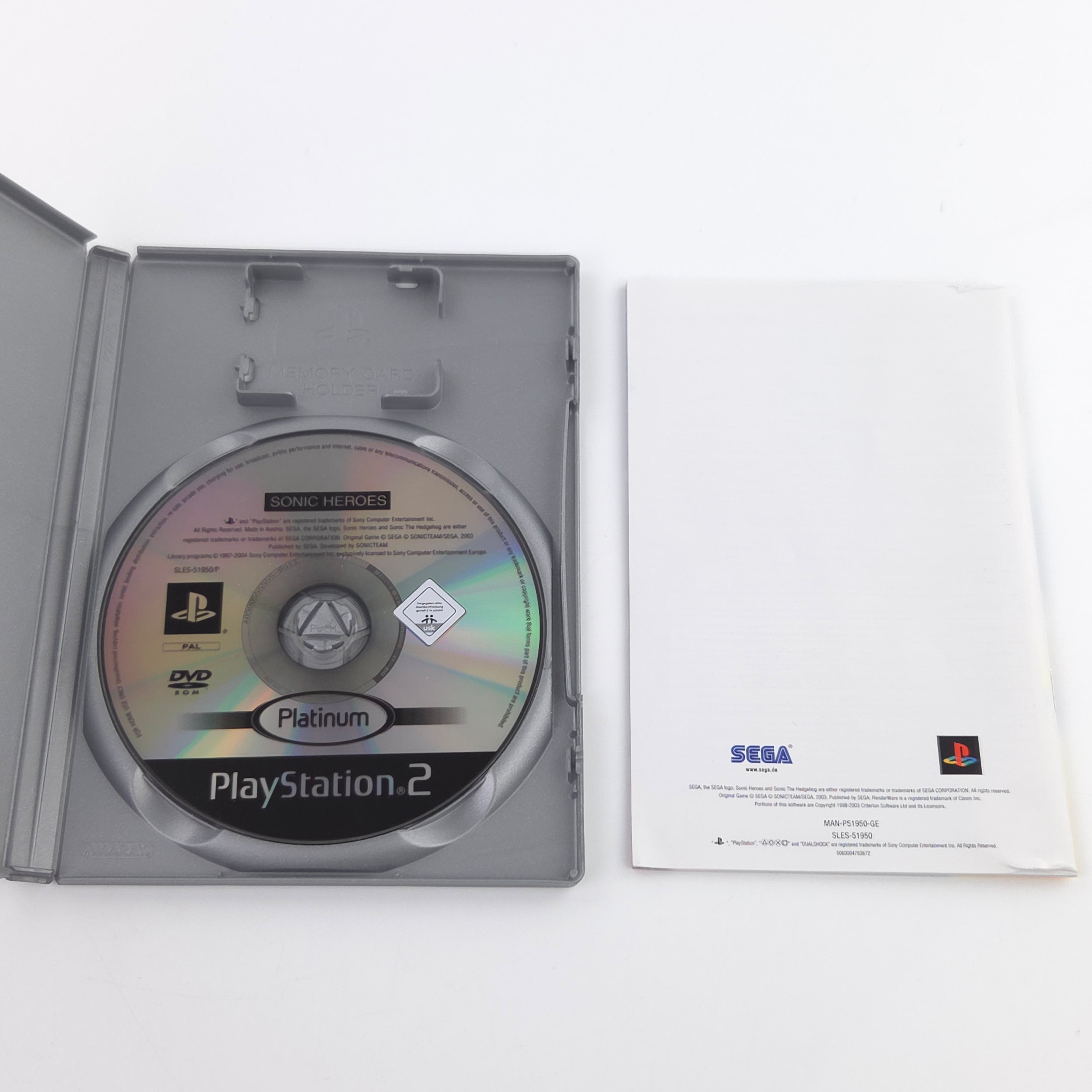 Playstation 2 Spiel – Sonic Heroes PS2 Platinum OVP PAL