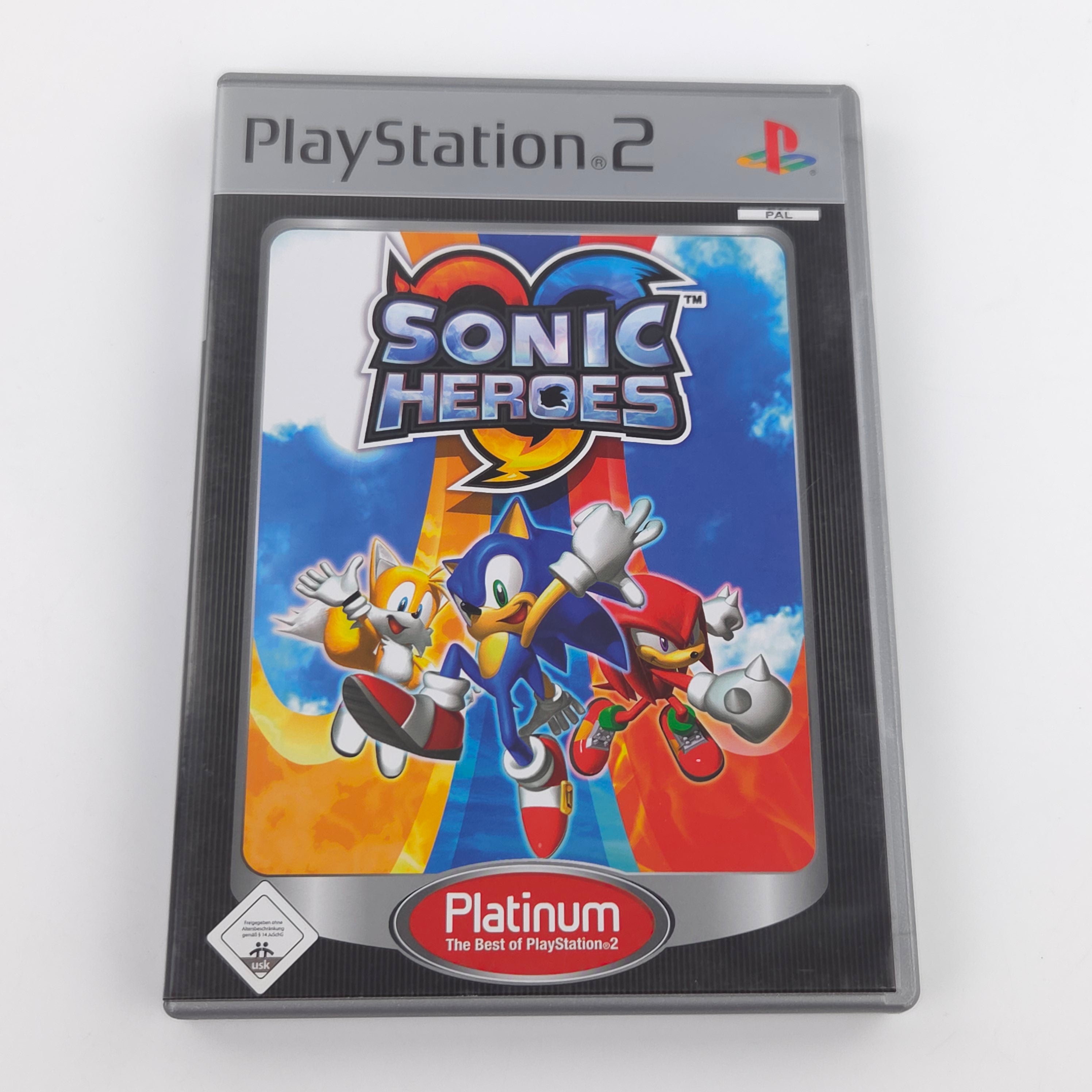 Playstation 2 Spiel – Sonic Heroes PS2 Platinum OVP PAL