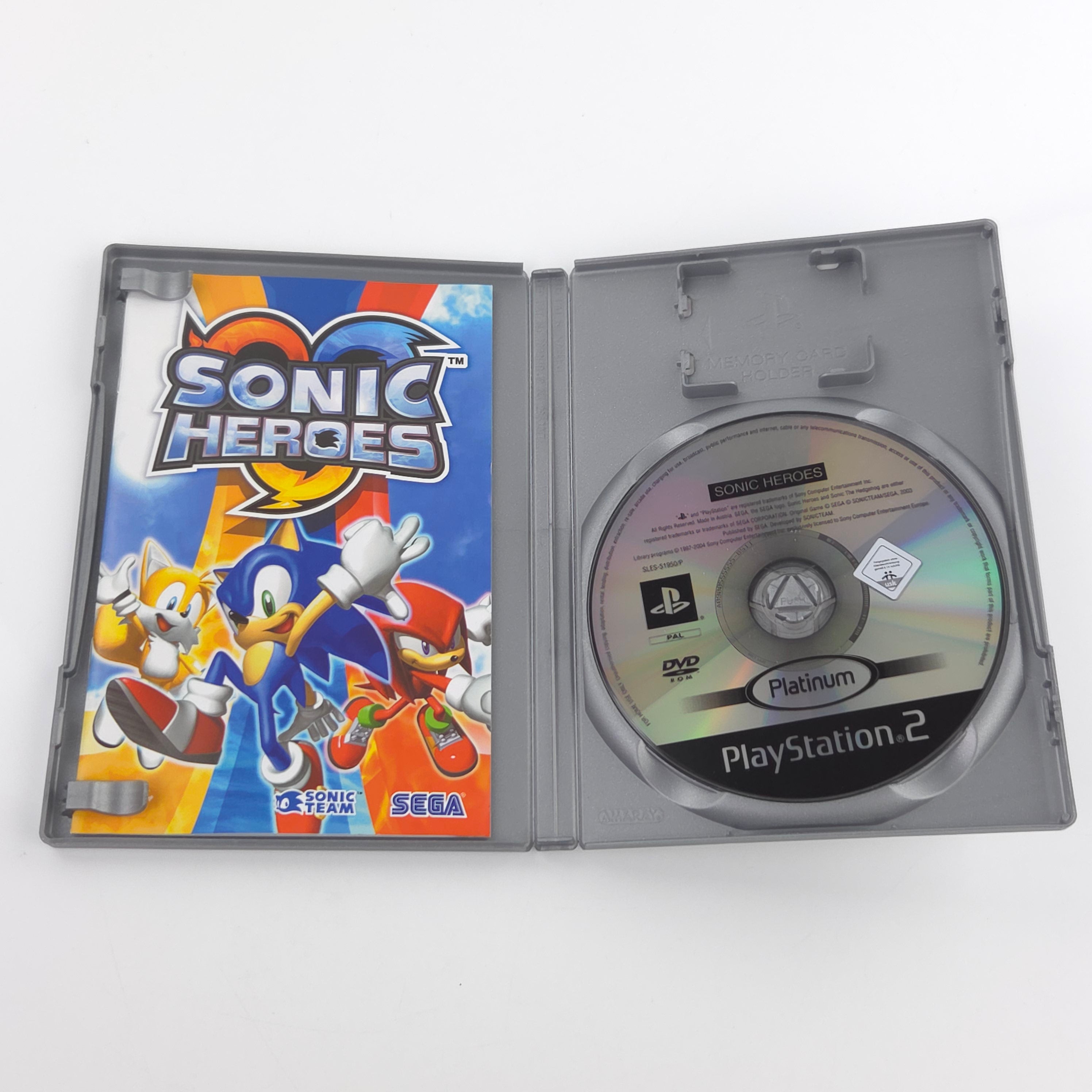Playstation 2 Spiel – Sonic Heroes PS2 Platinum OVP PAL