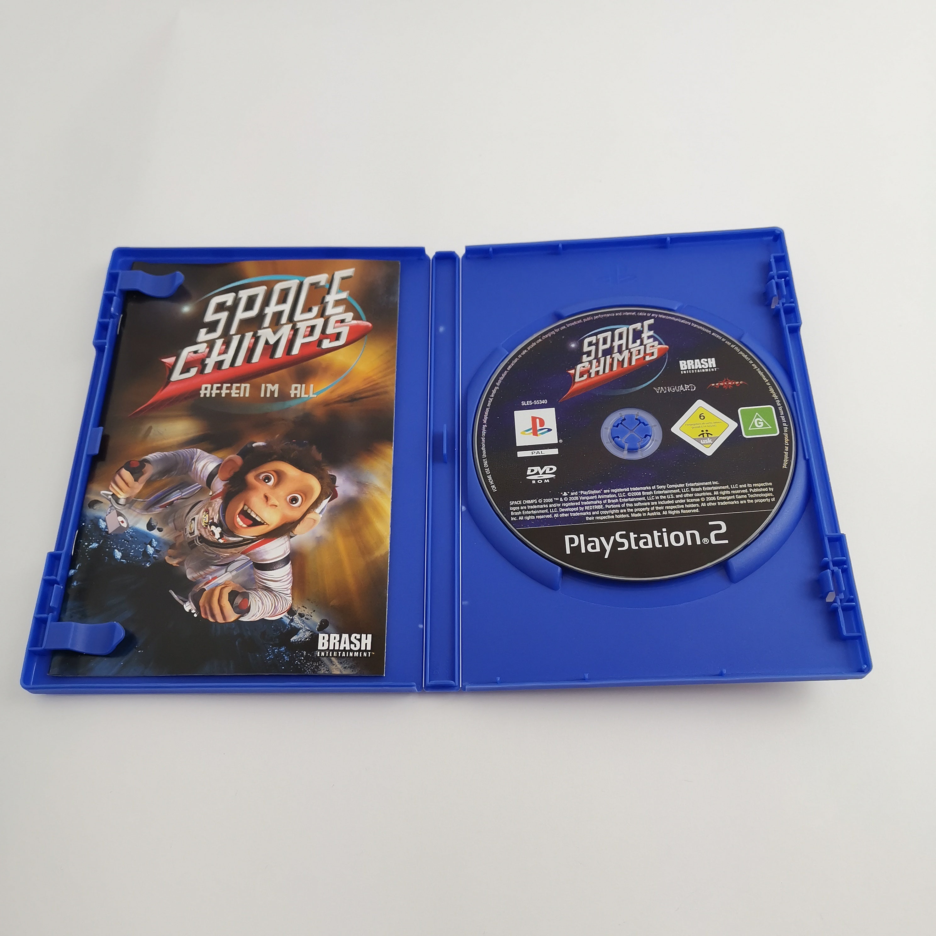 Playstation 2 Spiel – Space Chimps Affen im All PS2 OVP PAL