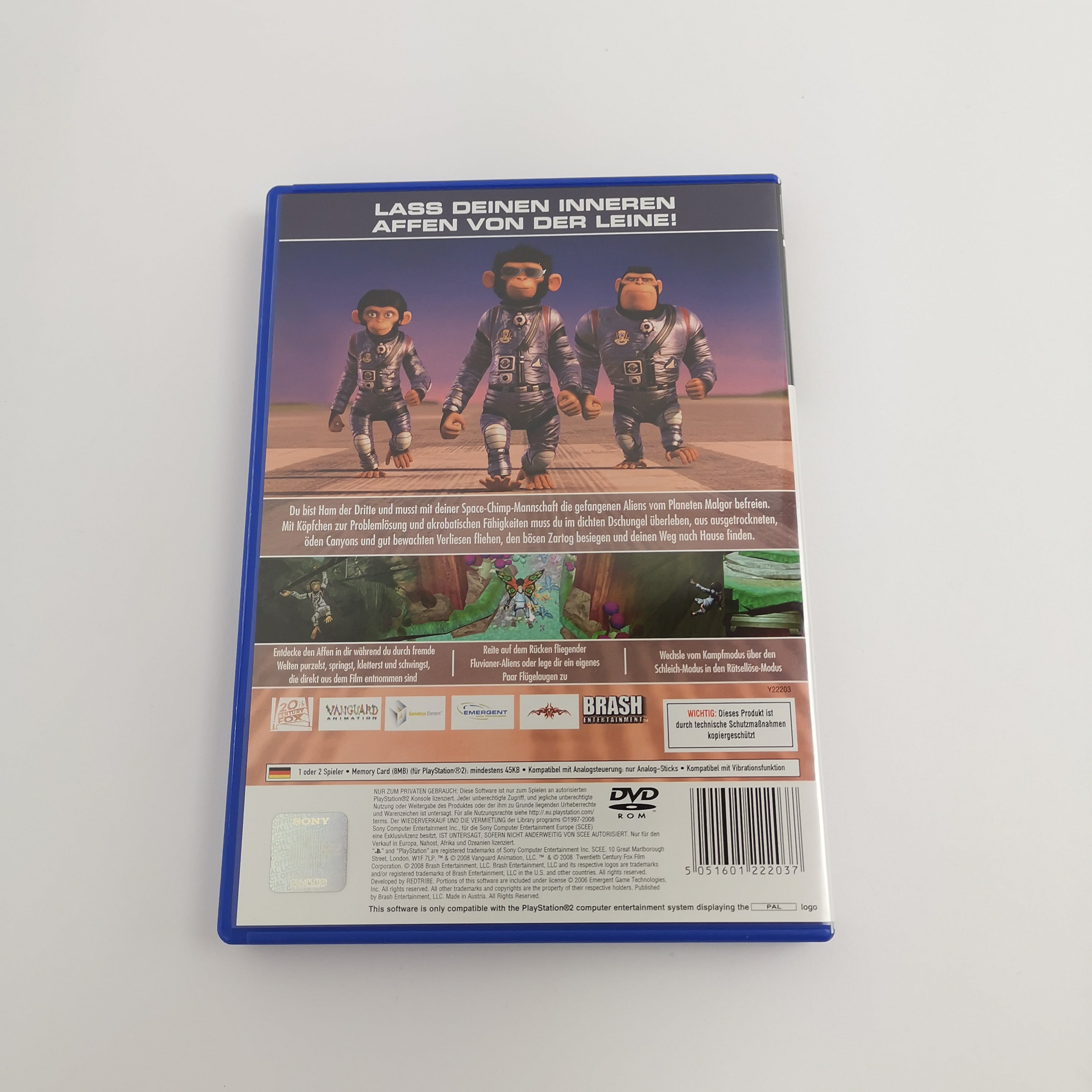 Playstation 2 Spiel – Space Chimps Affen im All PS2 OVP PAL