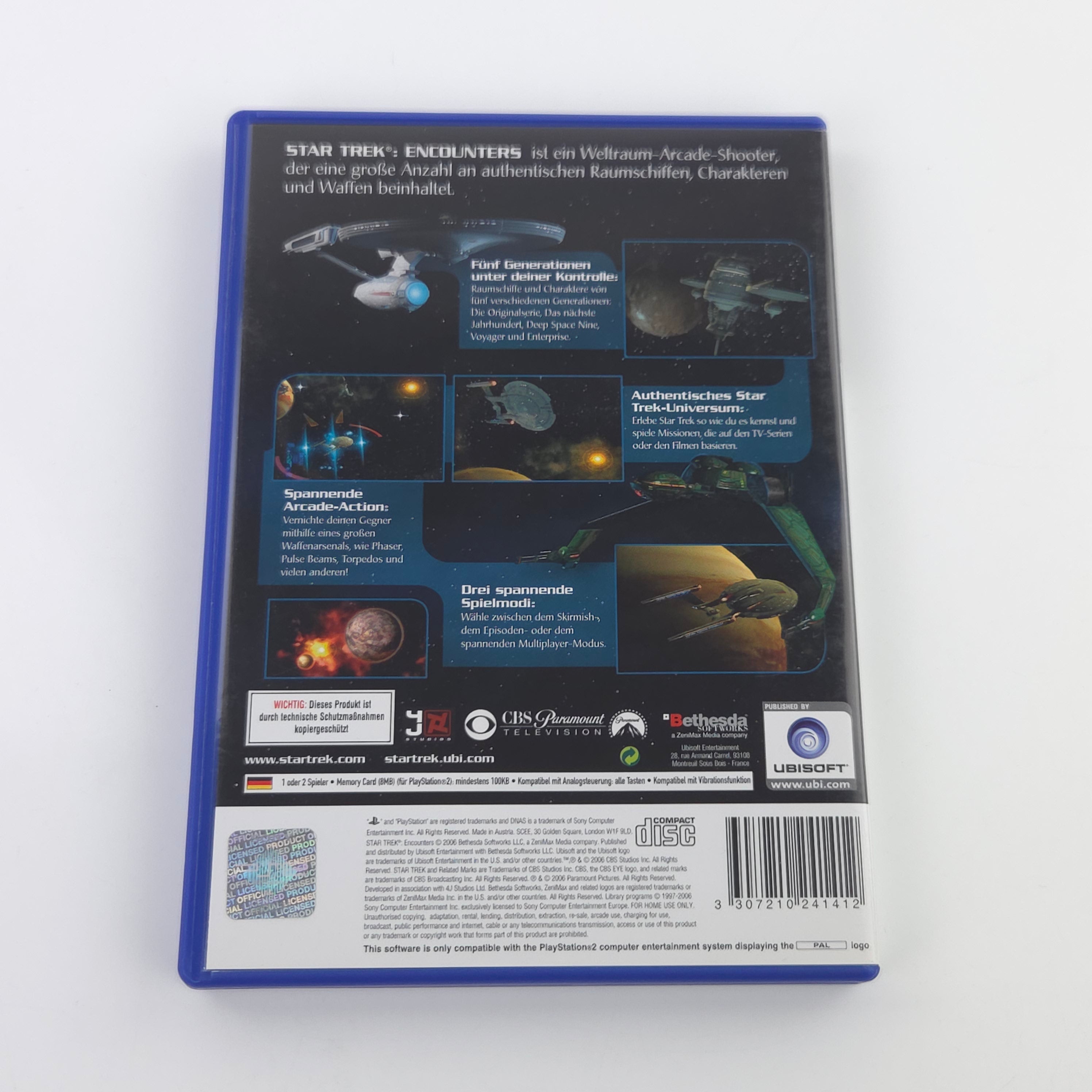 Playstation 2 Spiel – Star Trek Encounters (PS2 OVP PAL)