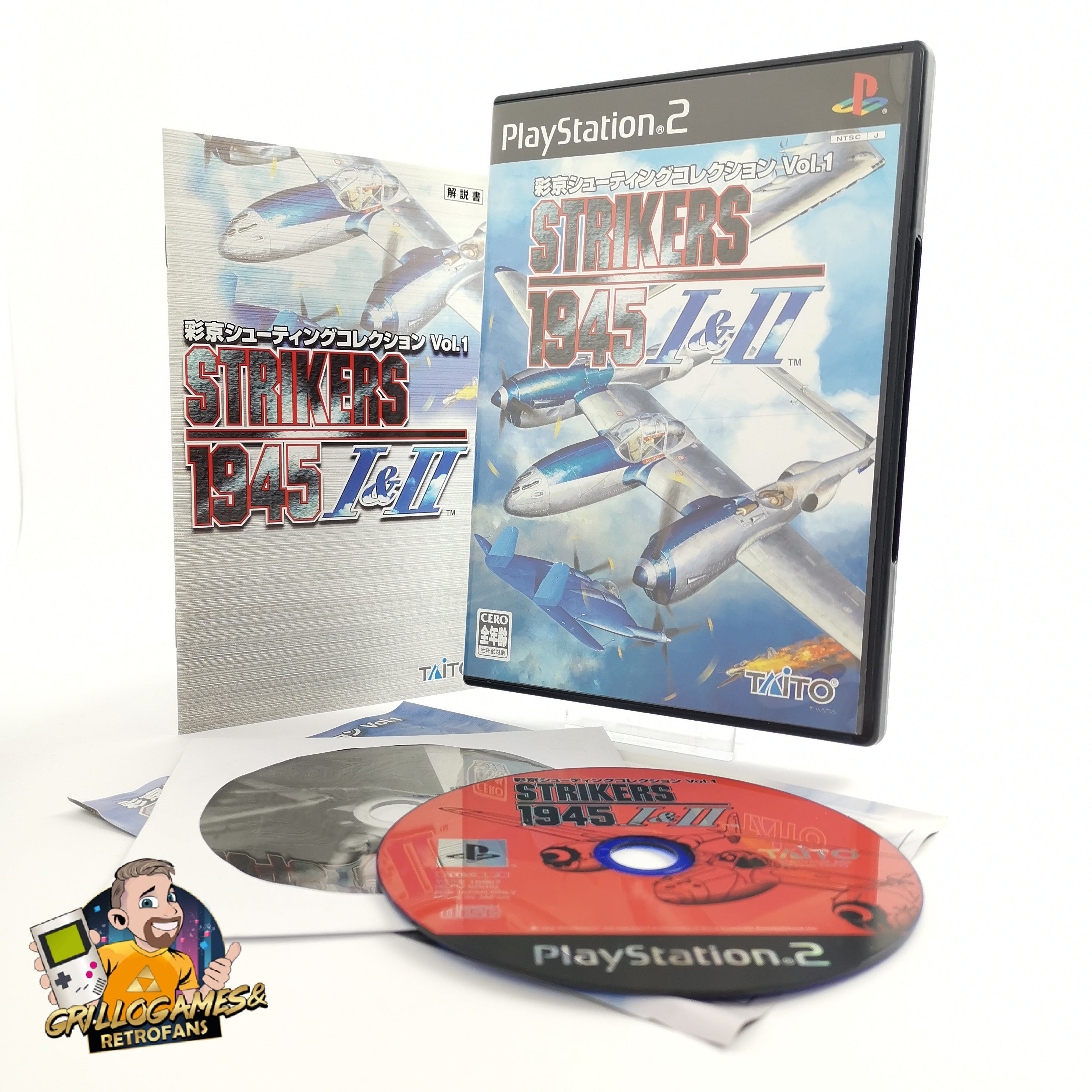 Playstation 2 Spiel – Strikers 1945 I II PS2 OVP NTSC-J