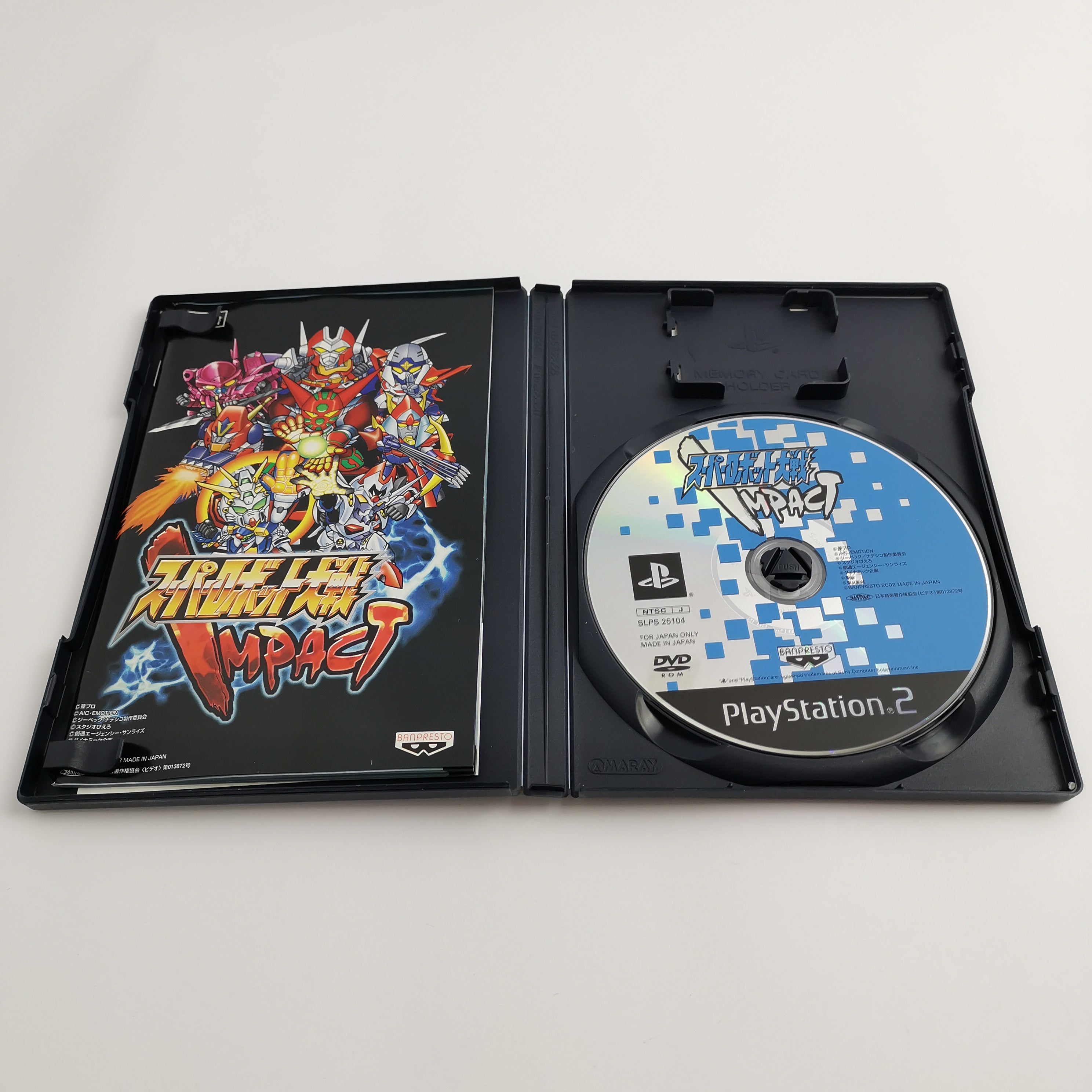 Playstation 2 Spiel – Super Robot Wars Impact OVP NTSC-J