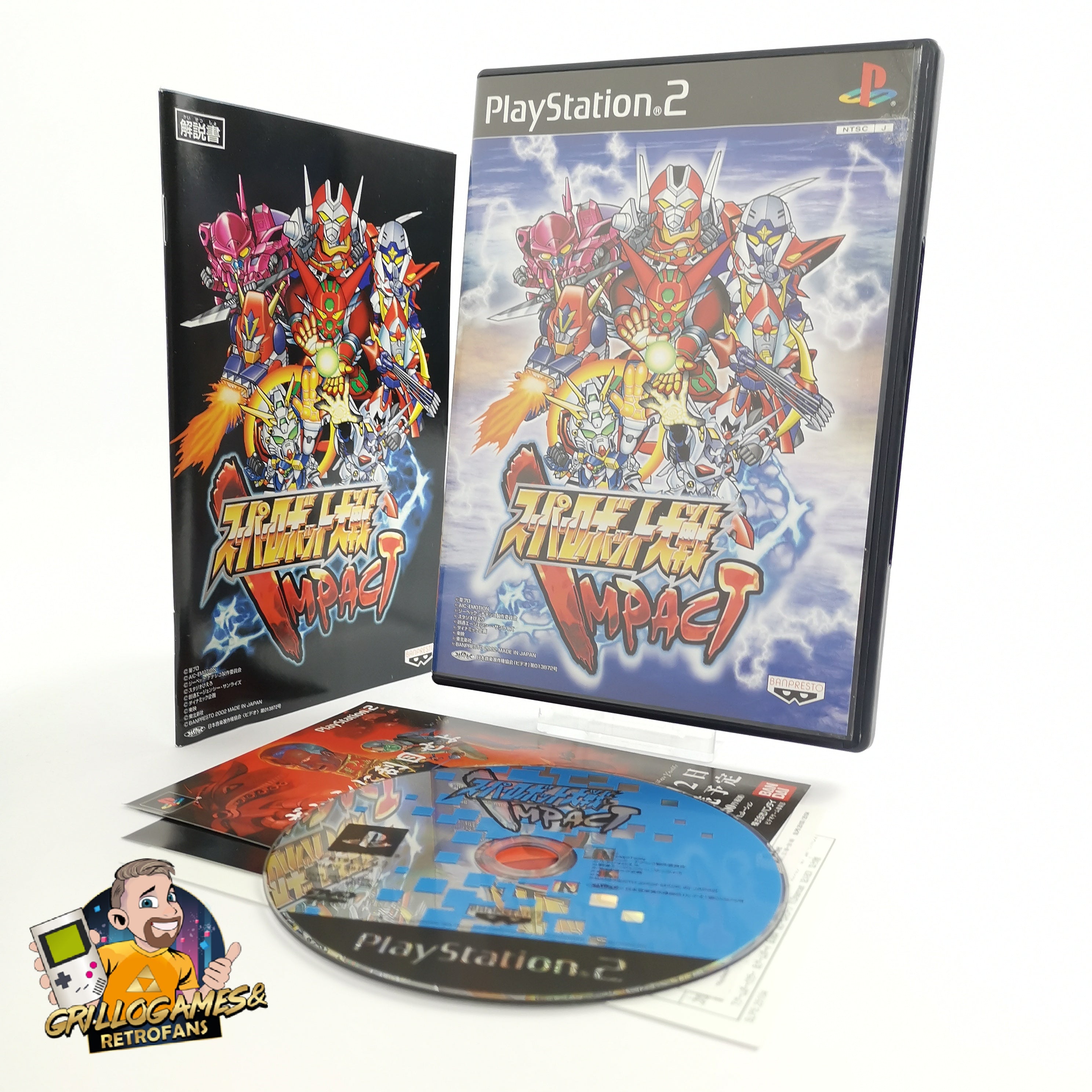 Playstation 2 Spiel – Super Robot Wars Impact OVP NTSC-J