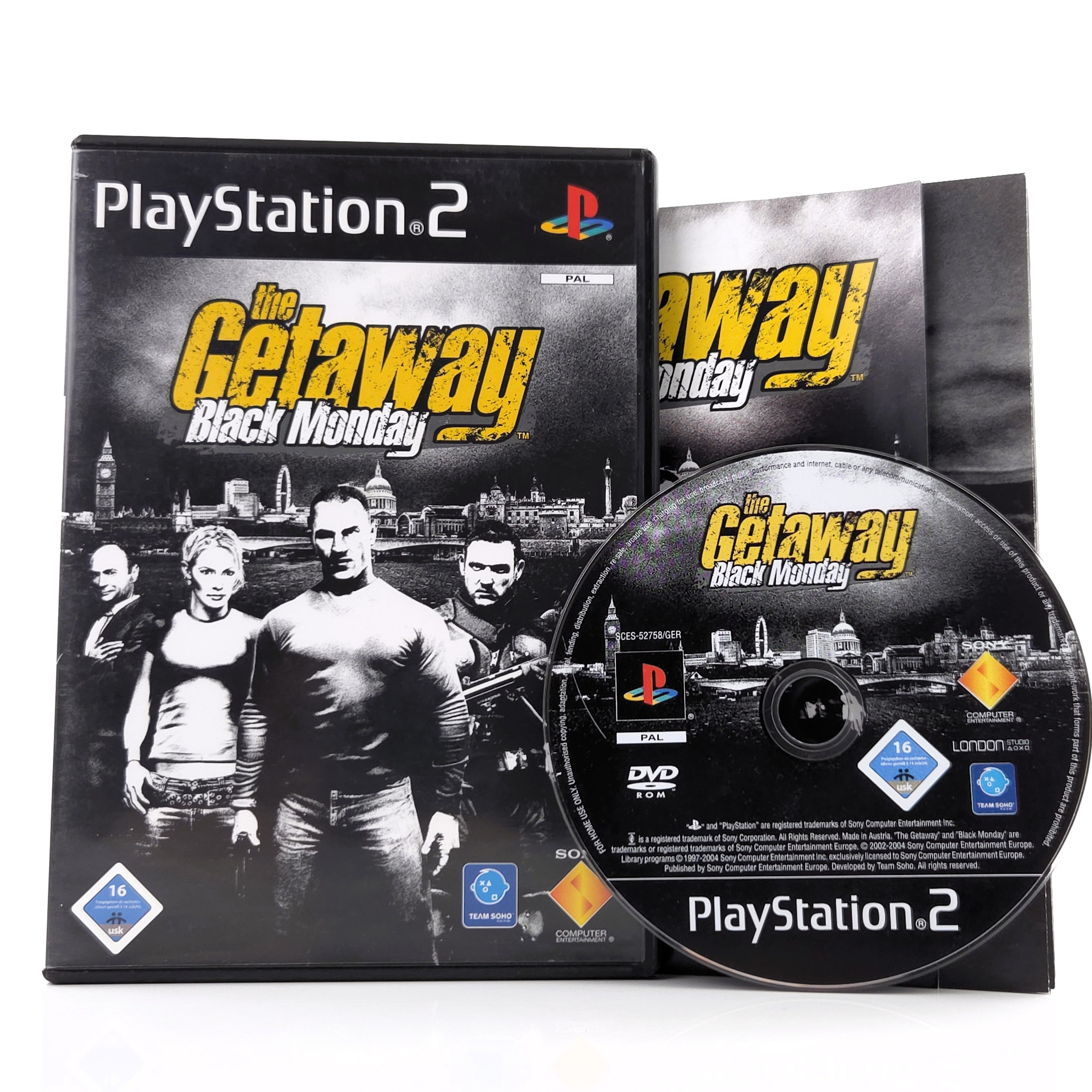 Playstation 2 Spiel – The Getaway Black Monday (OVP PAL)