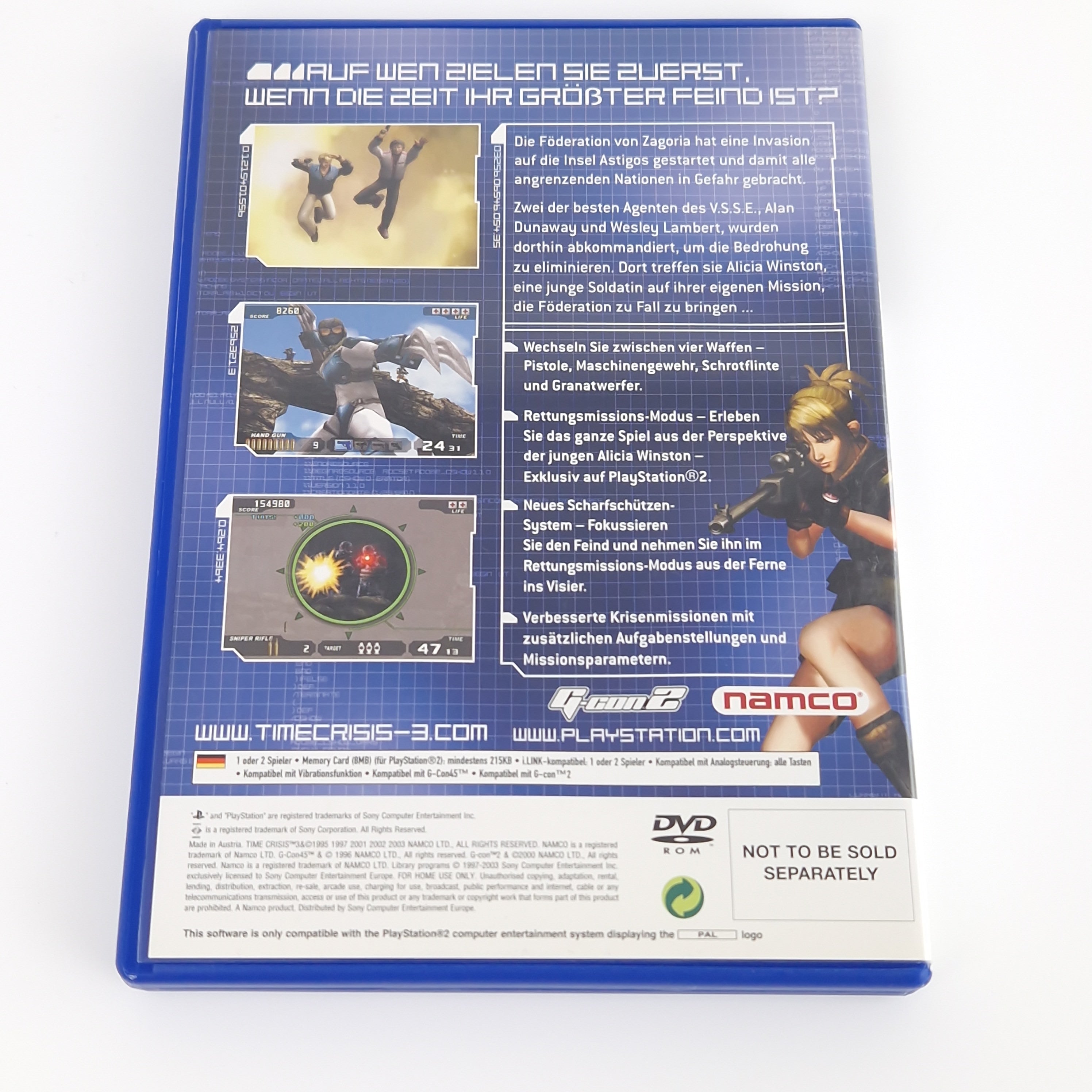 Playstation 2 Spiel – Time Crisis 3 (PS2 PAL OVP)