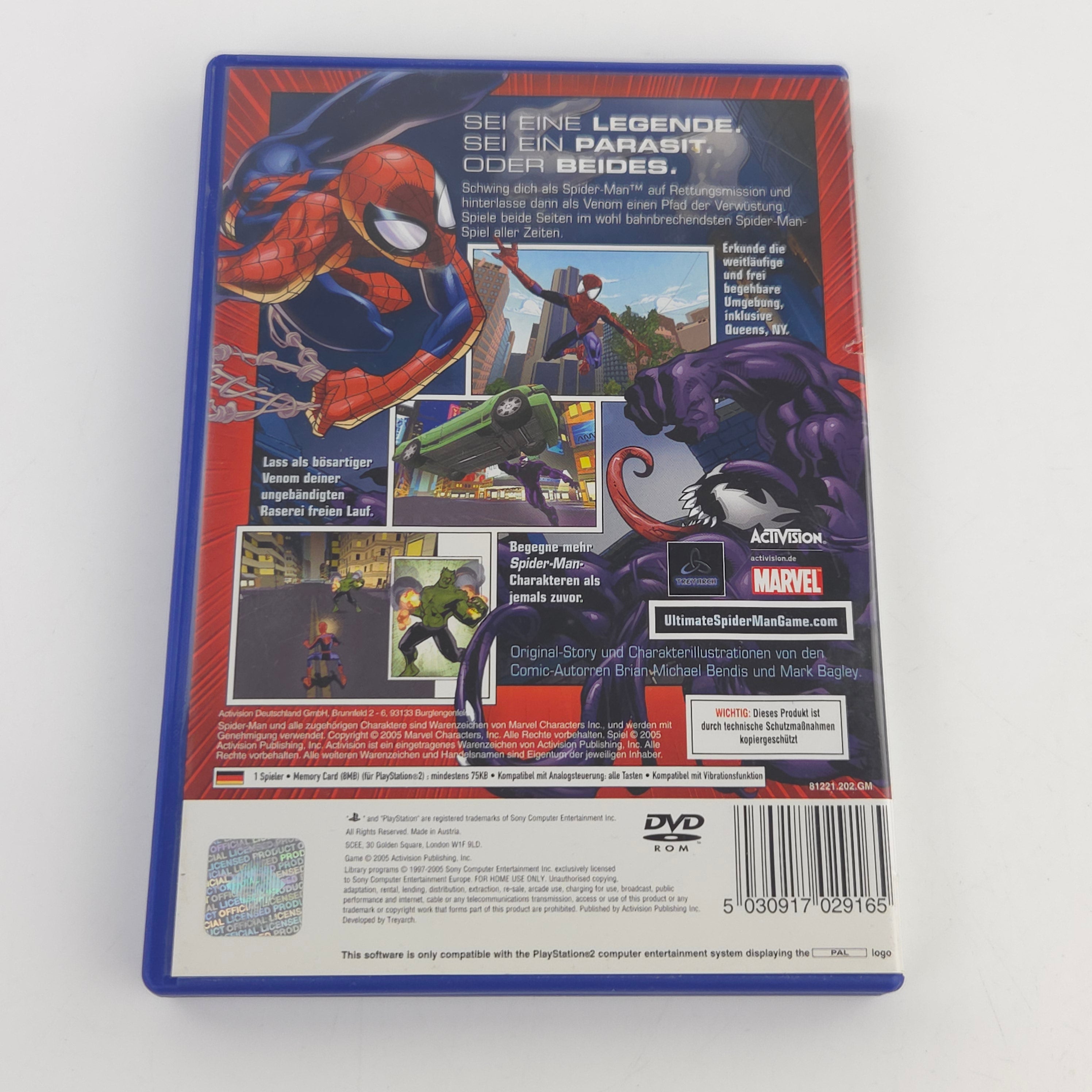 Playstation 2 Spiel Ultimate Spider-Man PS2 OVP PAL DE