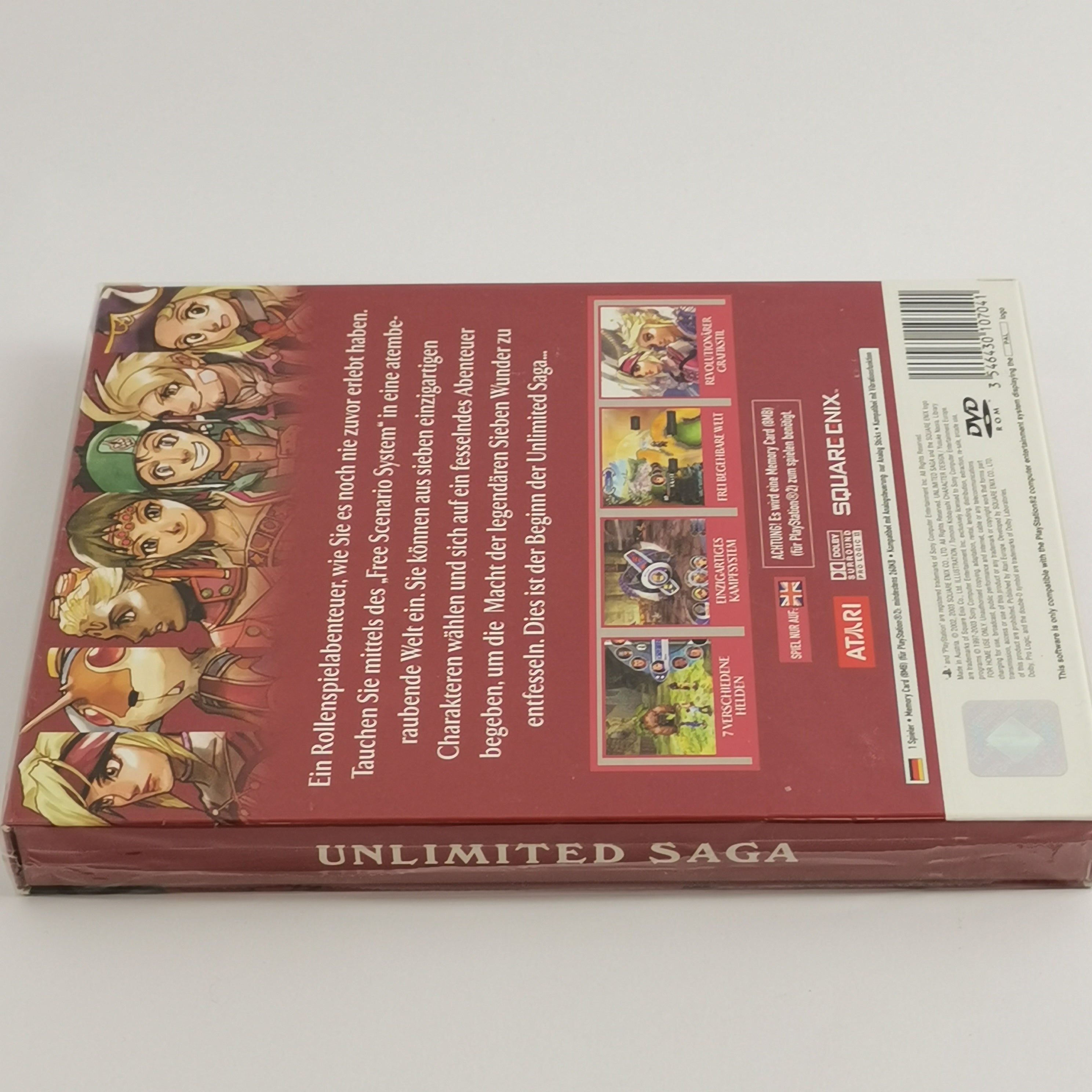 Playstation 2 Spiel – Unlimited Saga OVP Neu PAL