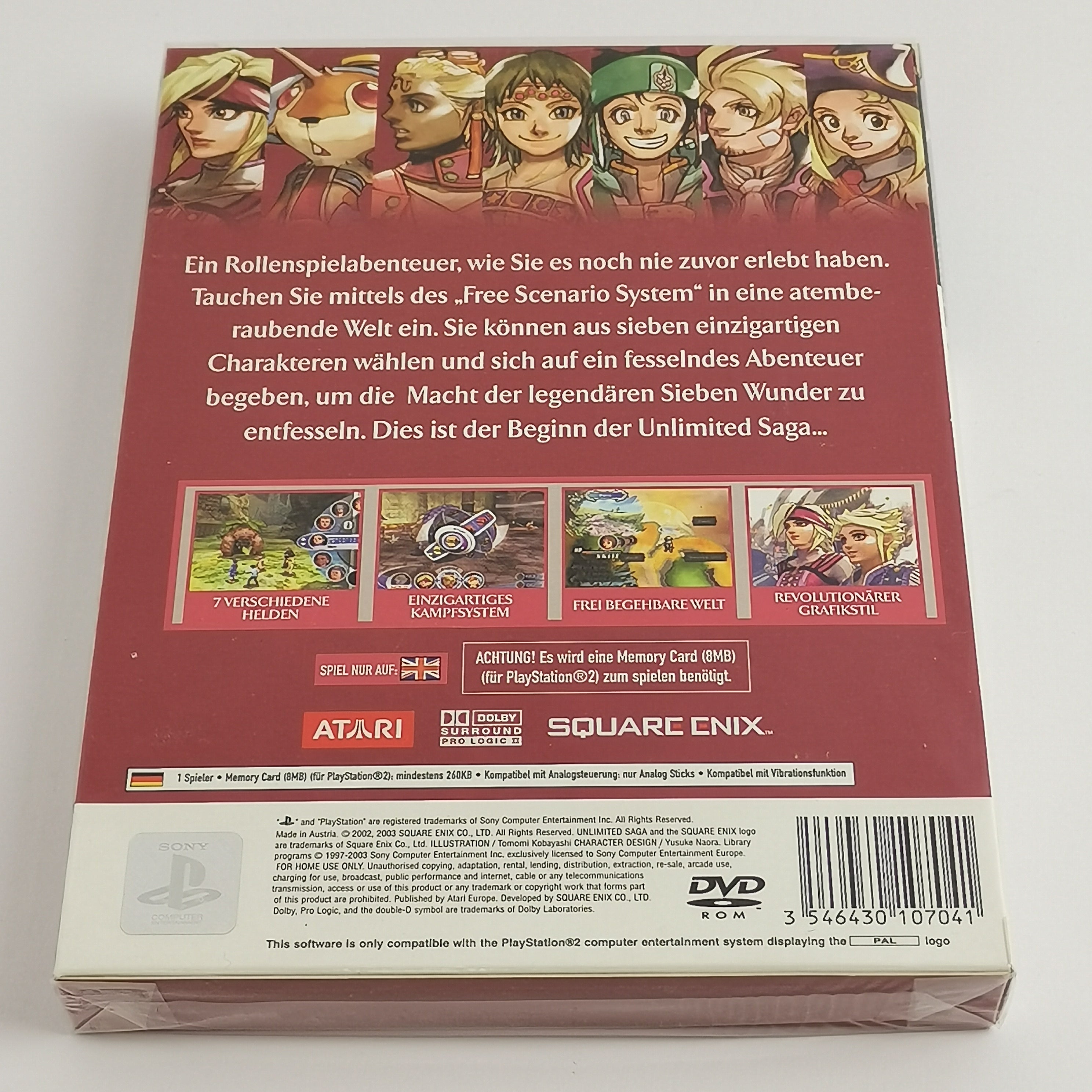 Playstation 2 Spiel – Unlimited Saga OVP Neu PAL