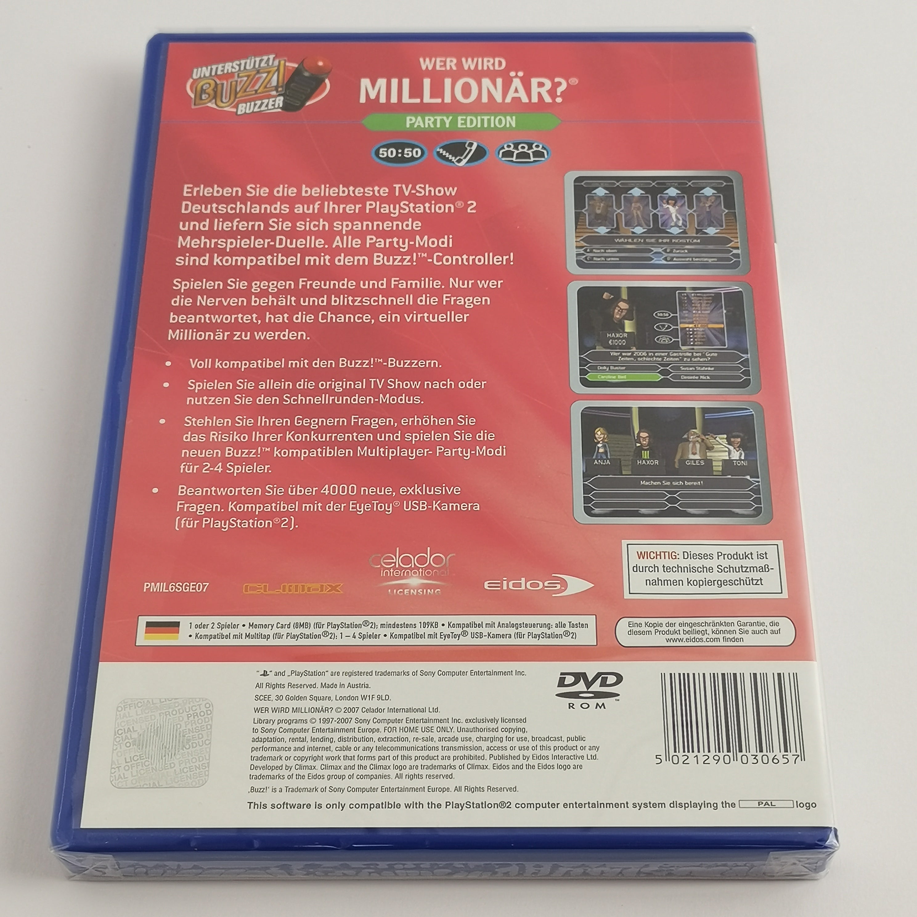 Sony Playstation 2 Spiel – Wer wird Millionär PS2 Neu OVP