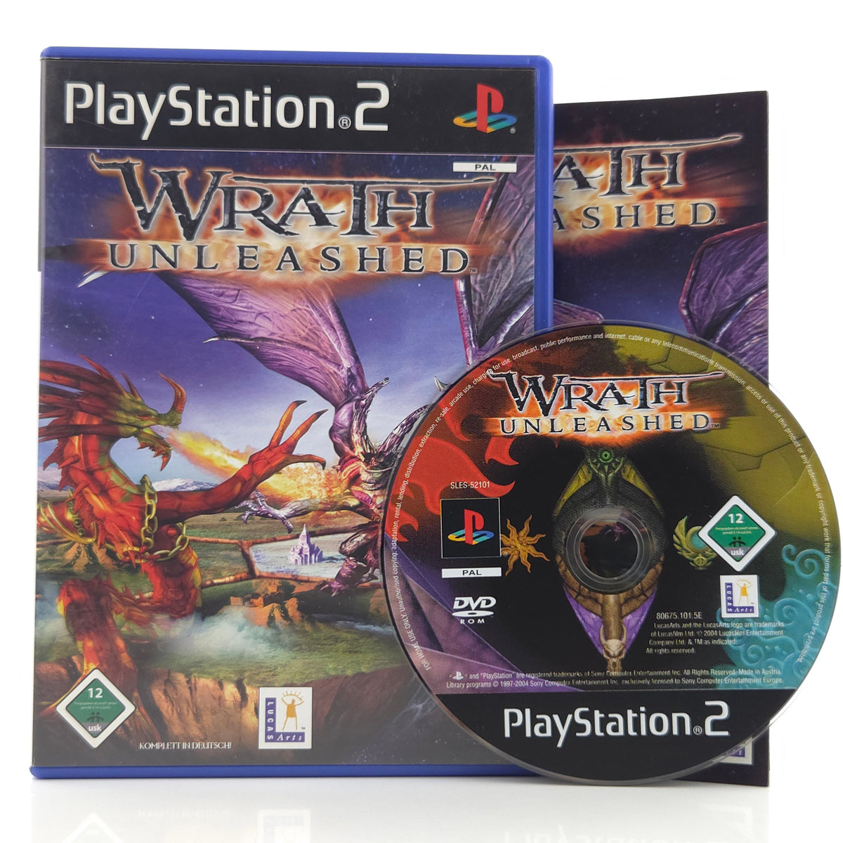 PlayStation 2 Spiel Wrath Unleashed OVP PAL