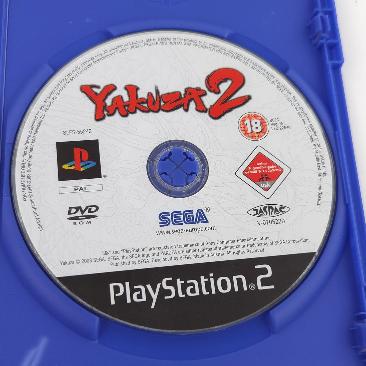 PlayStation 2 Spiel Yakuza 2 OVP USK18