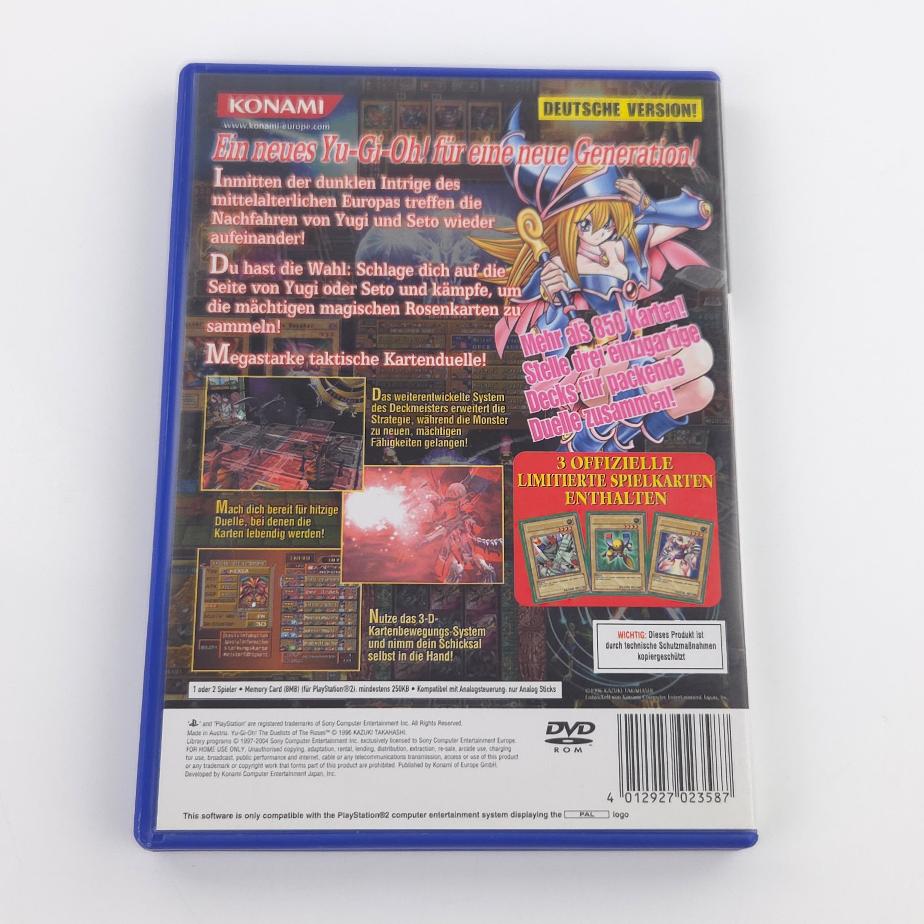 Playstation 2 Spiel – Yu-Gi-Oh The Duelists of the Roses OVP