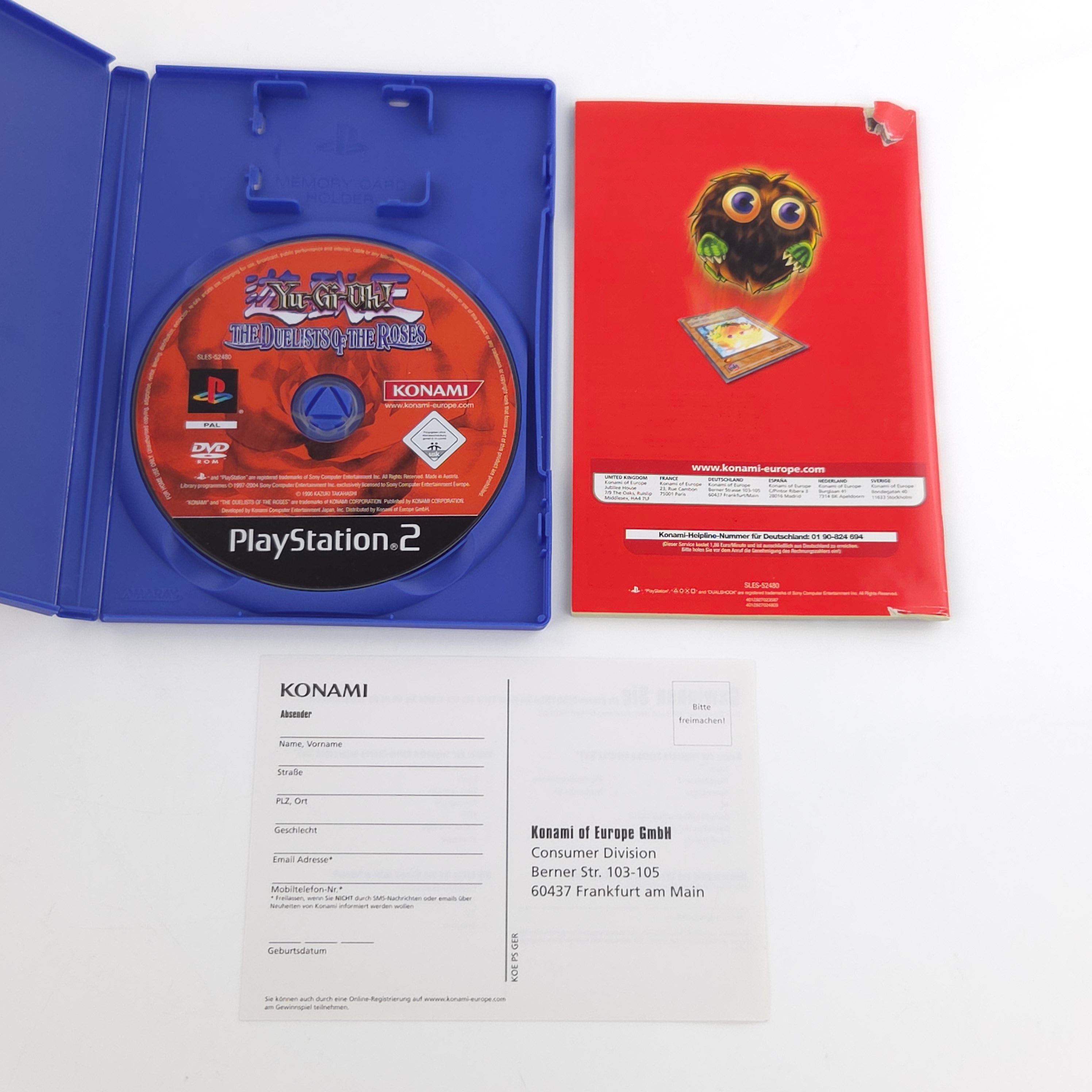 Playstation 2 Spiel – Yu-Gi-Oh The Duelists of the Roses OVP