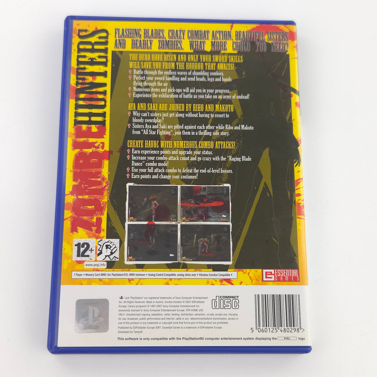 PlayStation 2 Spiel Zombie Hunters OVP
