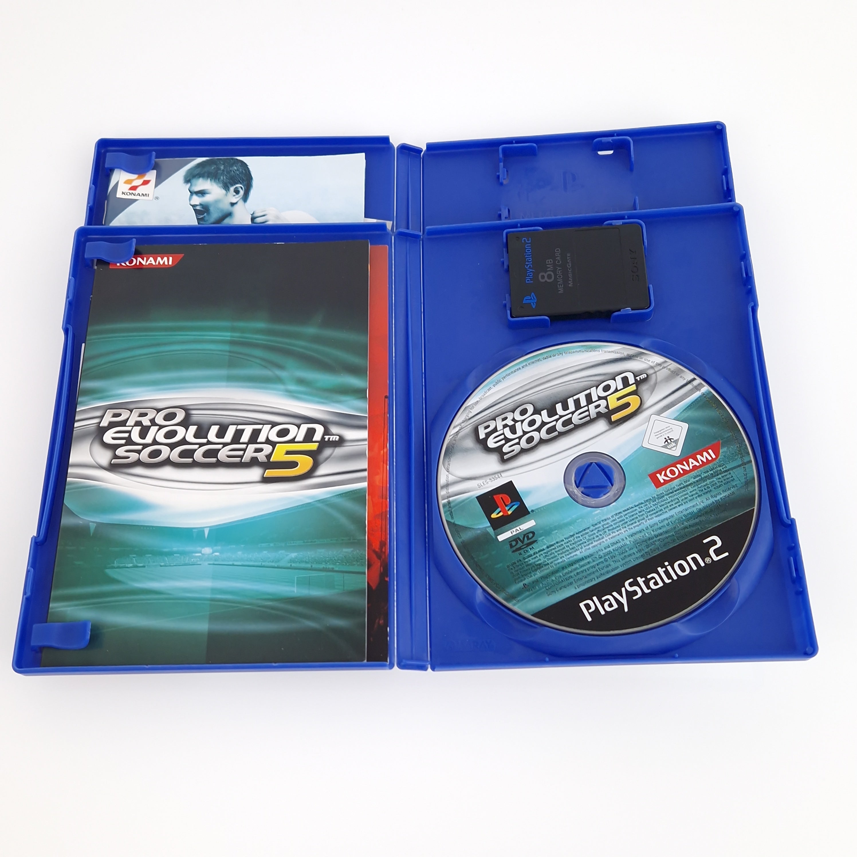 Playstation 2 Spiel – Pro Evolution Soccer 3 Bundle Memory
