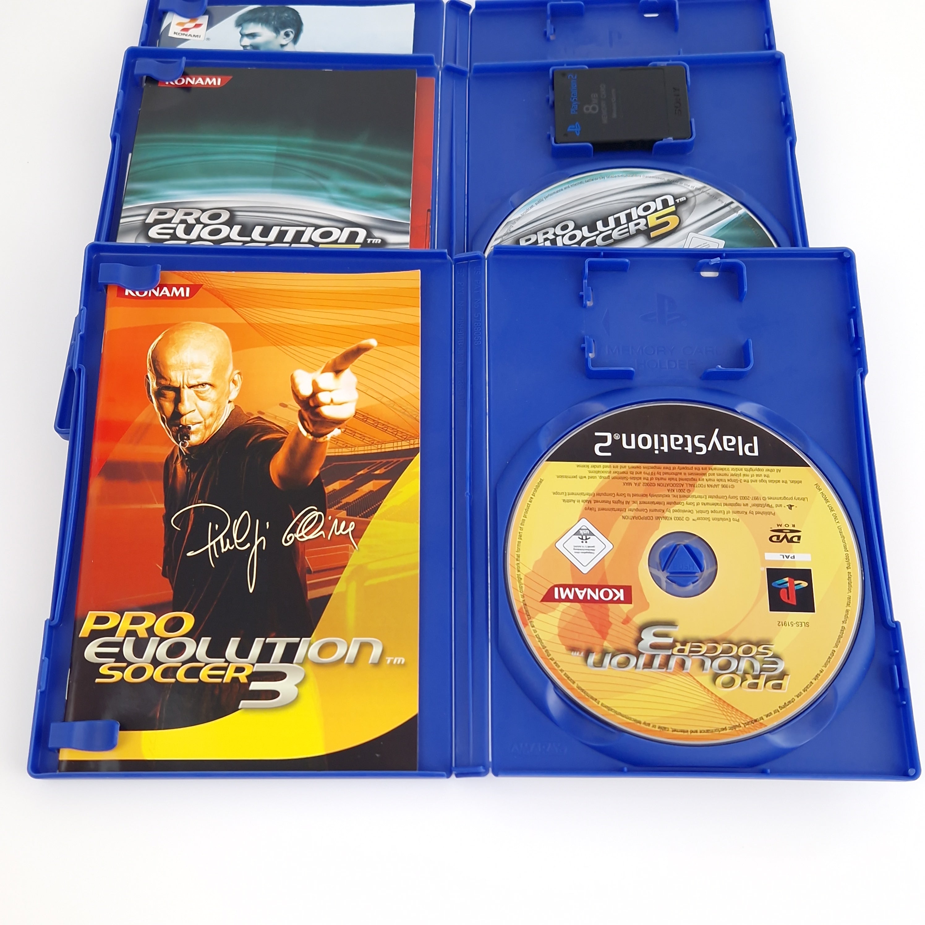 Playstation 2 Spiel – Pro Evolution Soccer 3 Bundle Memory