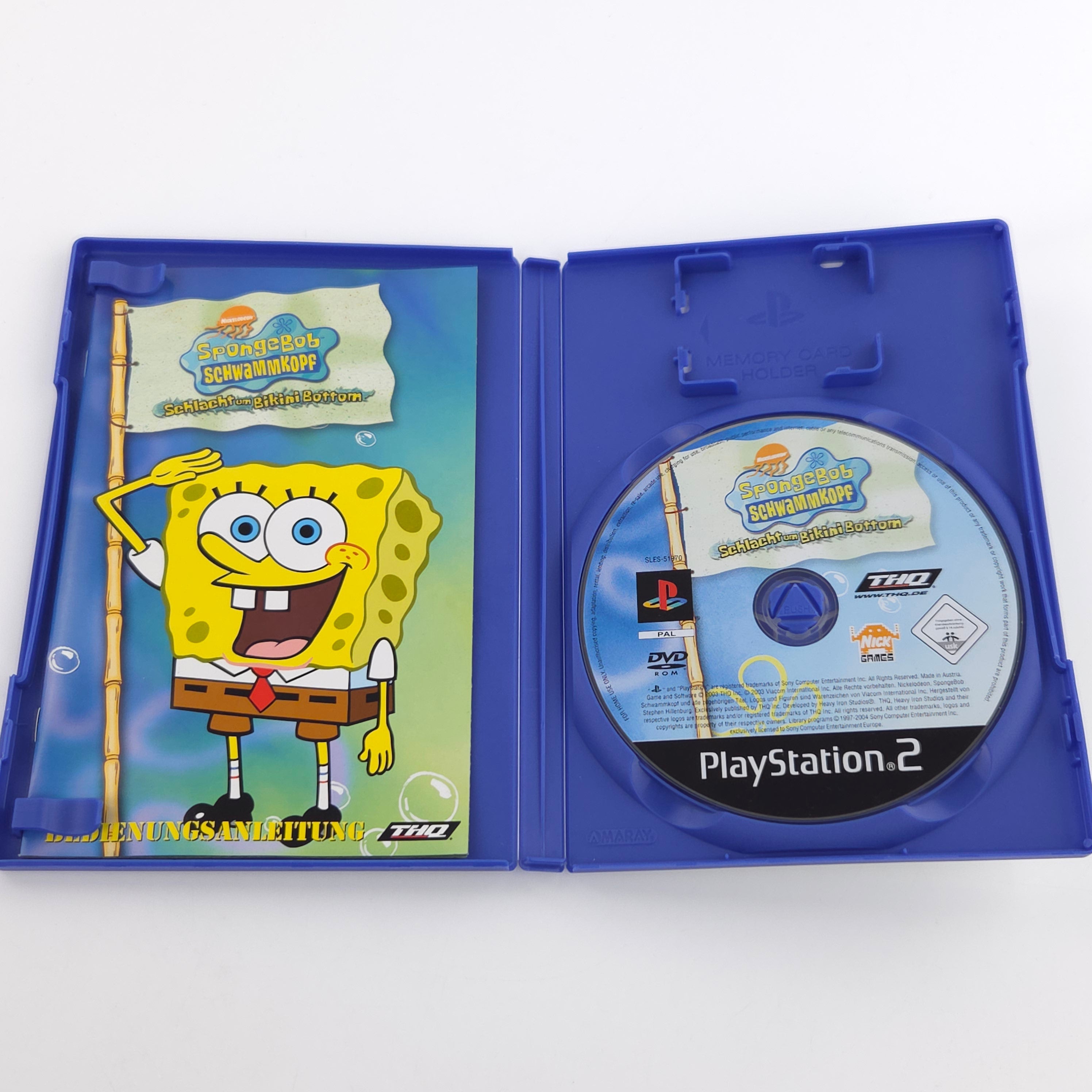 Playstation 2 Spiel – Spongebob Schlacht um Bikini Bottom OVP