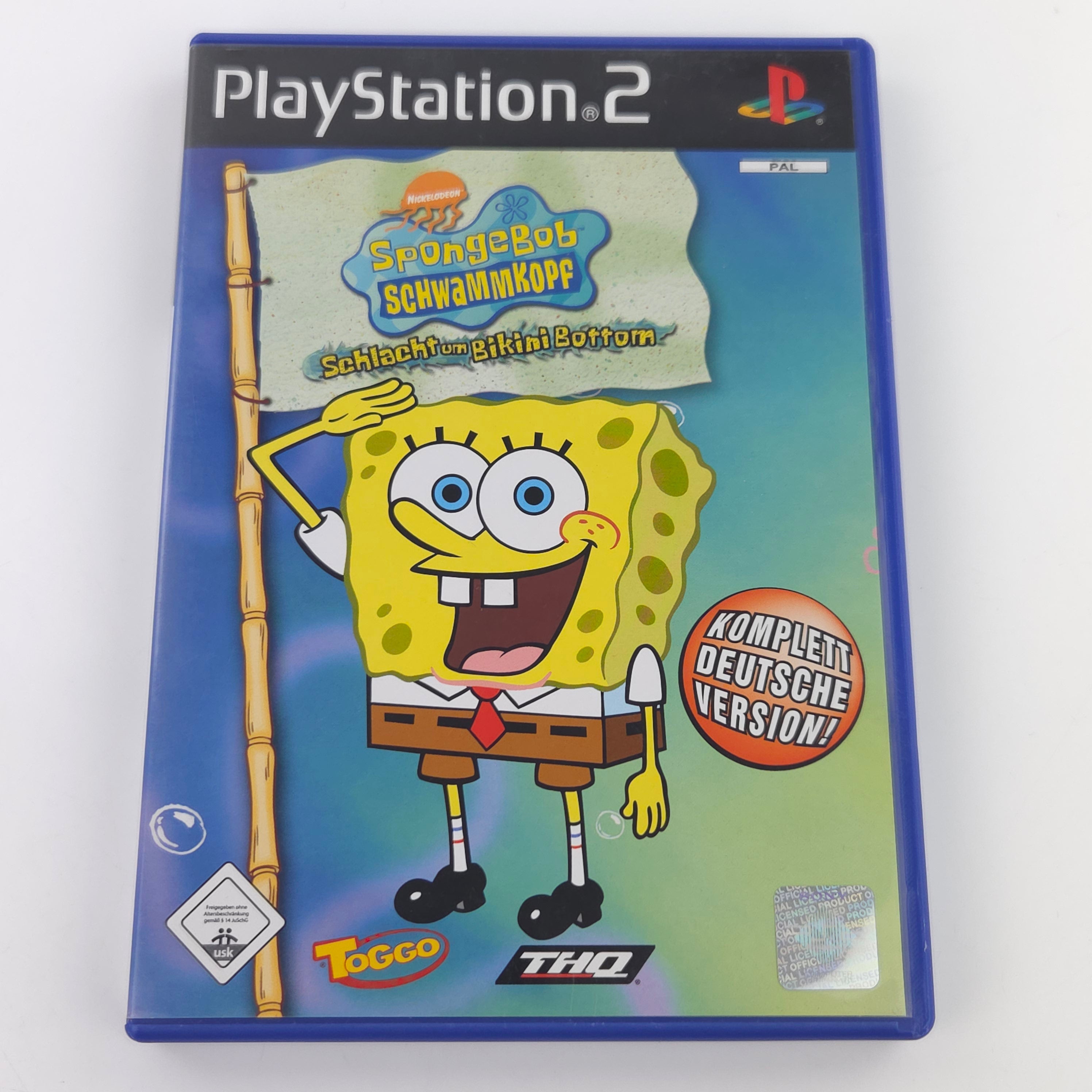 Playstation 2 Spiel – Spongebob Schlacht um Bikini Bottom OVP