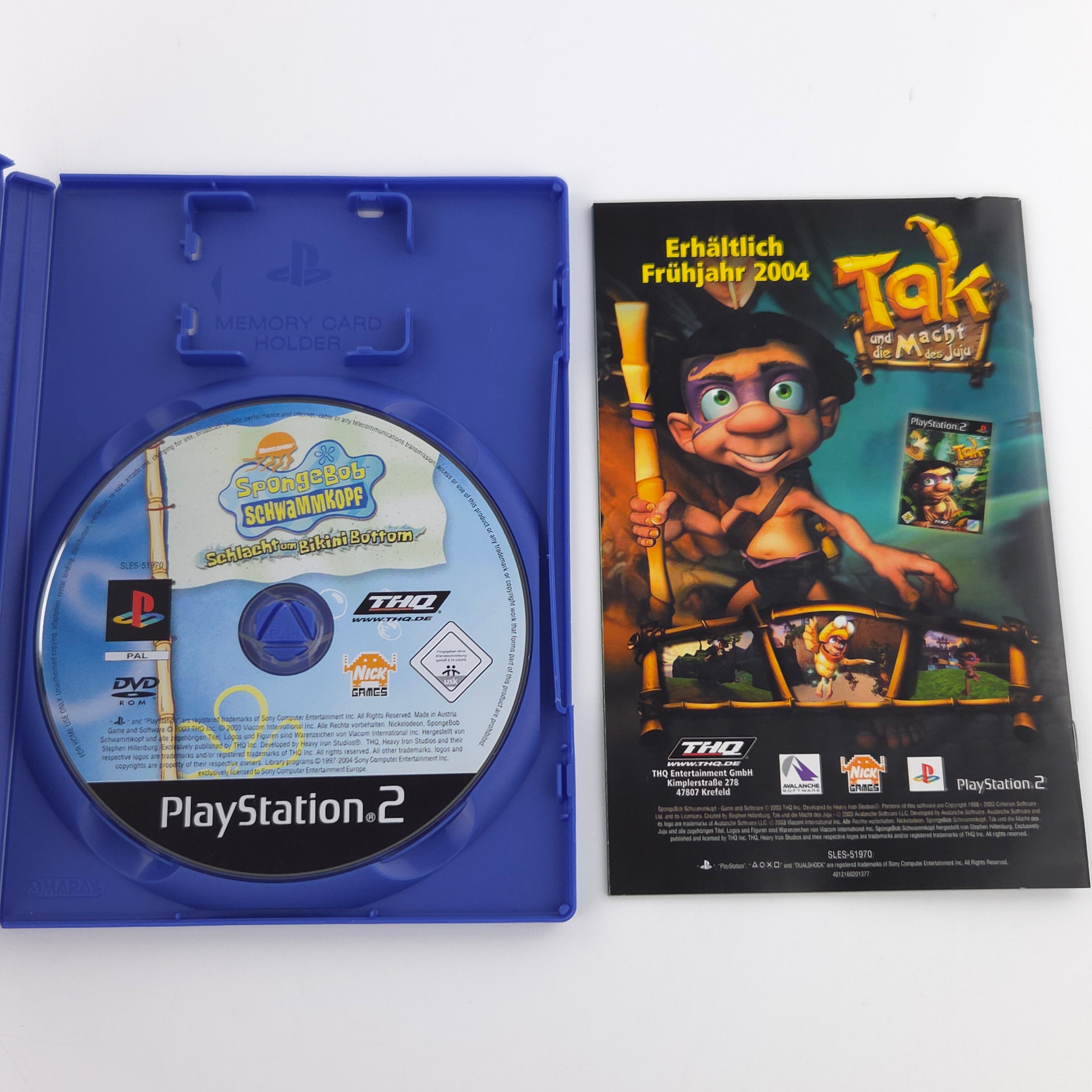 Playstation 2 Spiel – Spongebob Schlacht um Bikini Bottom OVP