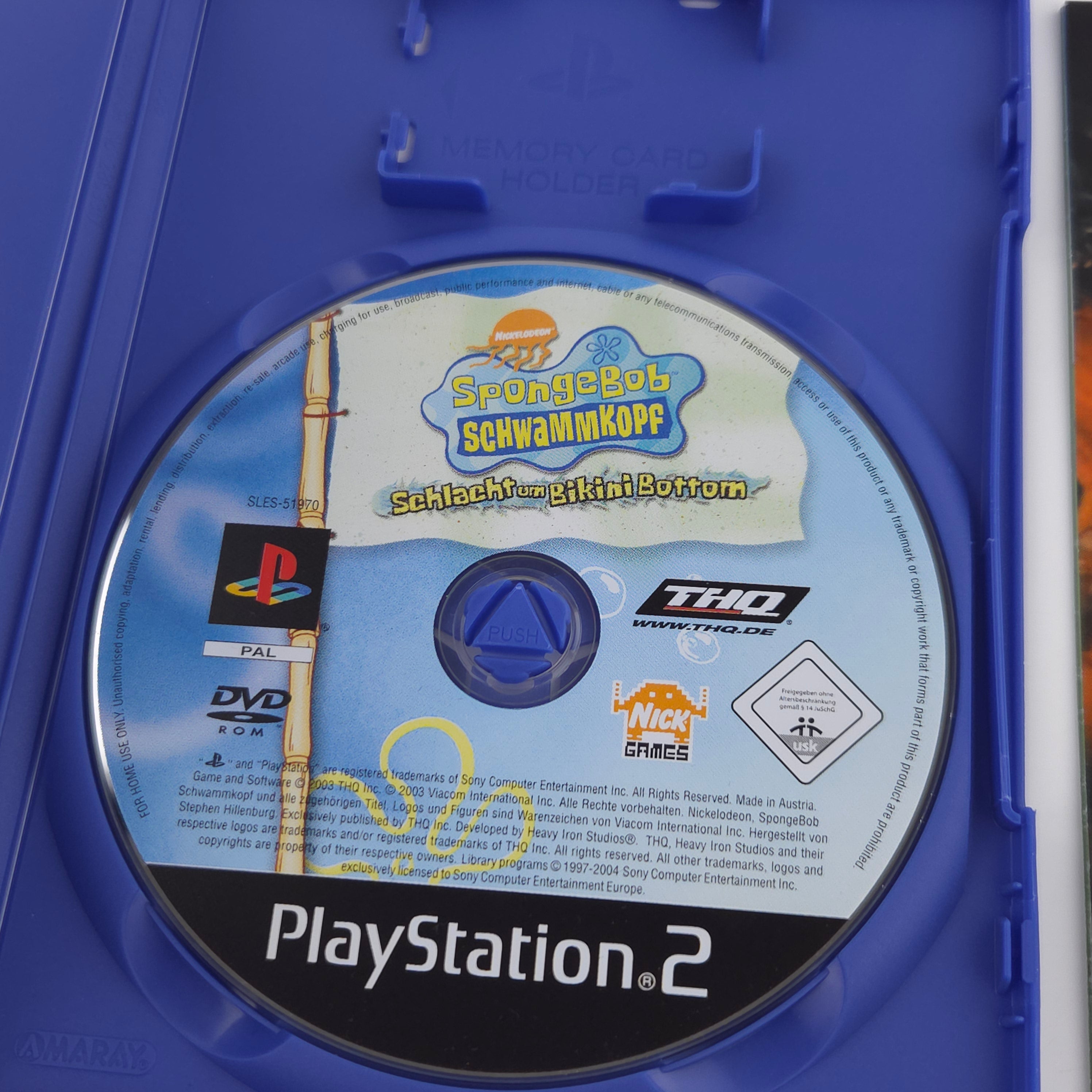 Playstation 2 Spiel – Spongebob Schlacht um Bikini Bottom OVP