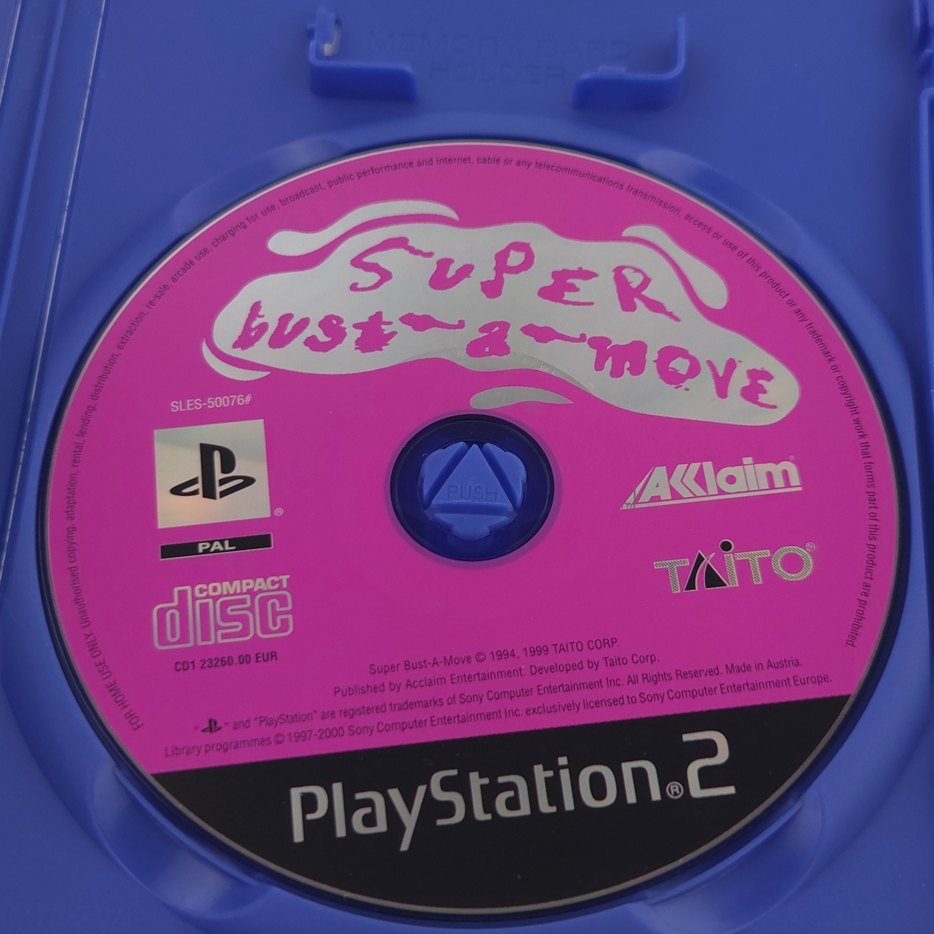 PlayStation 2 Spiel – Super Bust-a-Move (PS2 OVP)