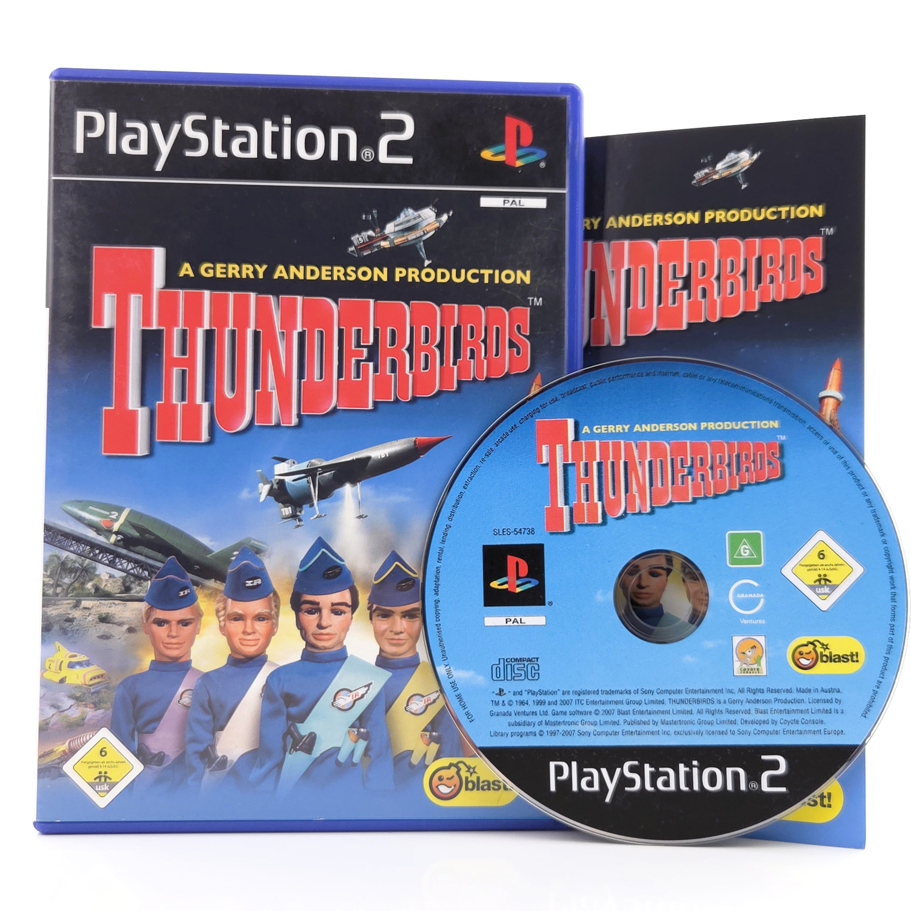 Playstation 2 Spiel – Thunderbirds (PS2 Deutsch OVP)