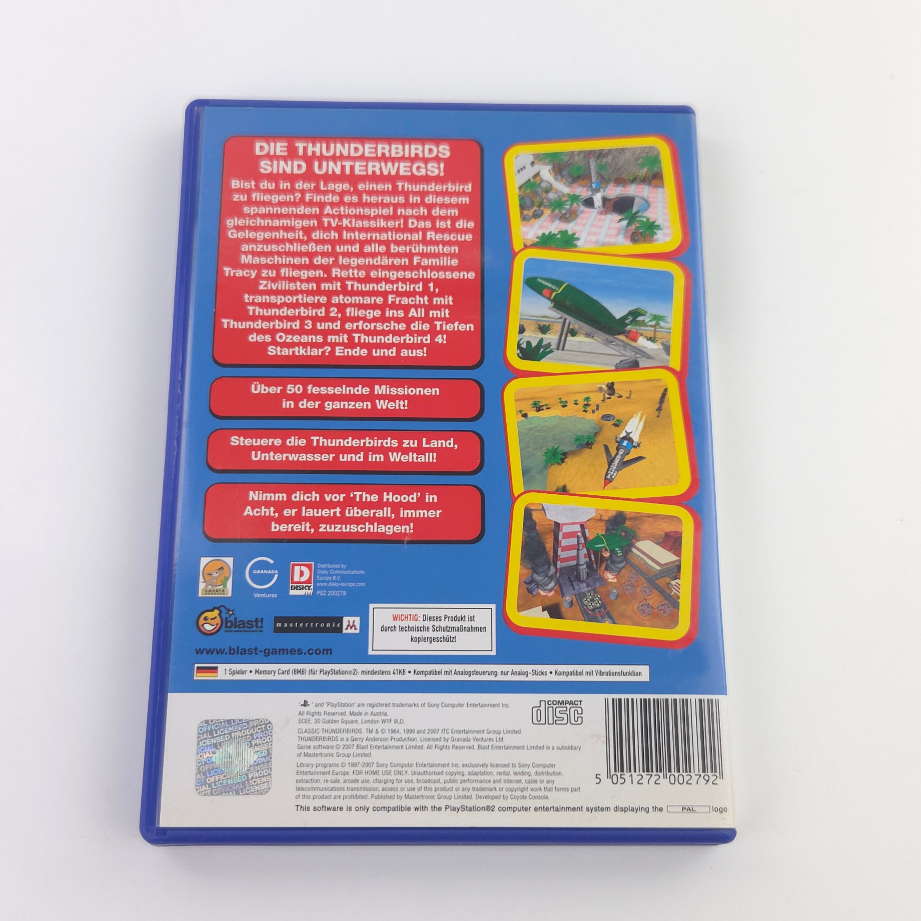 Playstation 2 Spiel – Thunderbirds (PS2 Deutsch OVP)