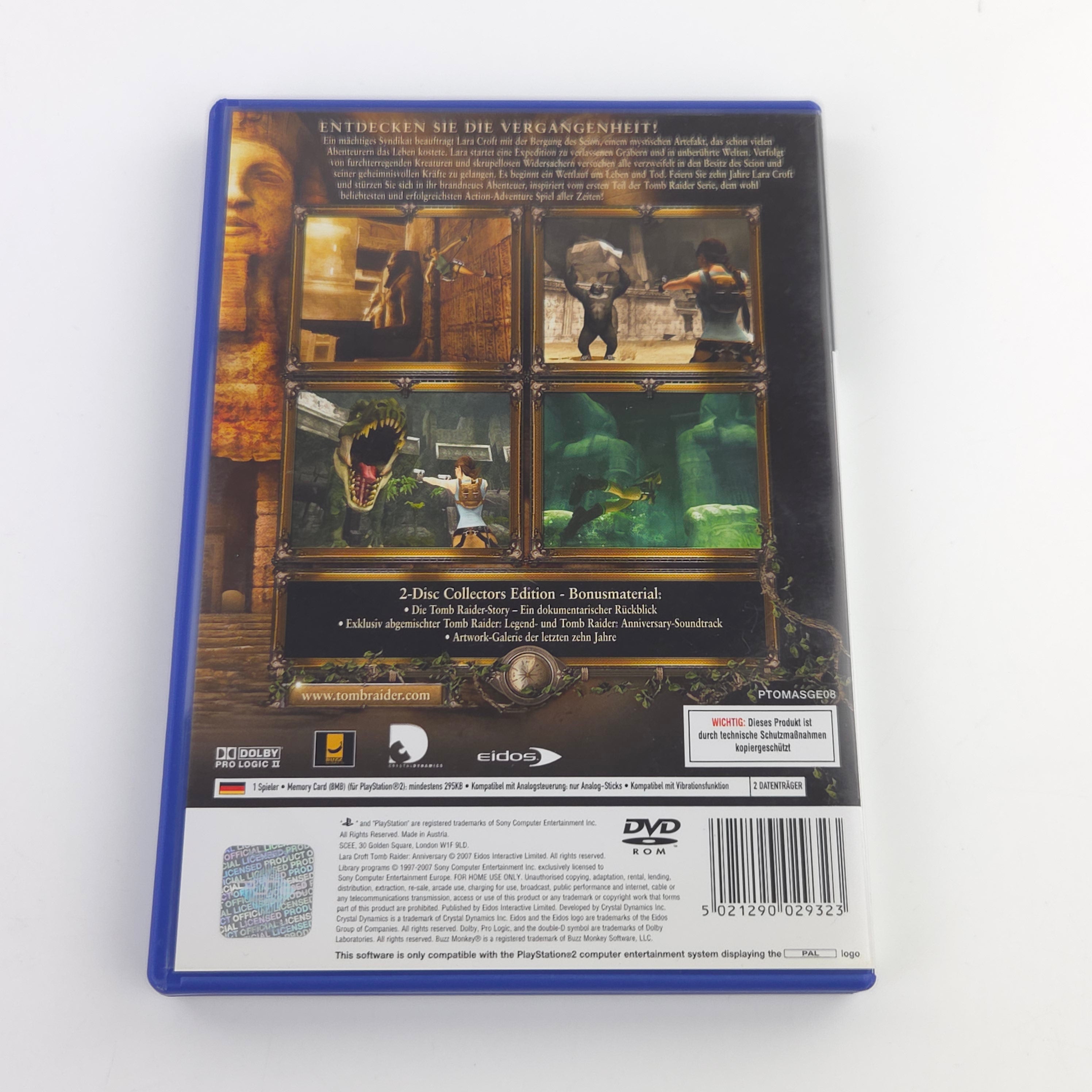 Playstation 2 Spiel – Tomb Raider Anniversary (PS2 OVP)