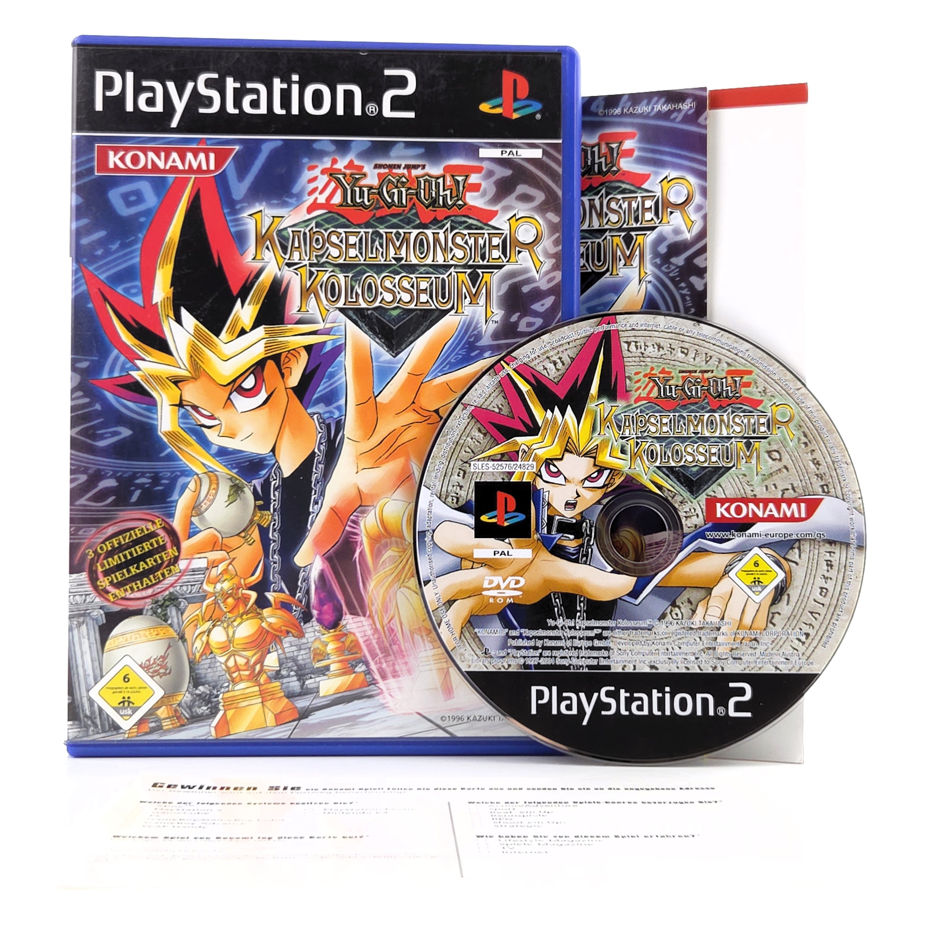 Playstation 2 Spiel – Yu-Gi-Oh Kapselmonster Kolosseum OVP