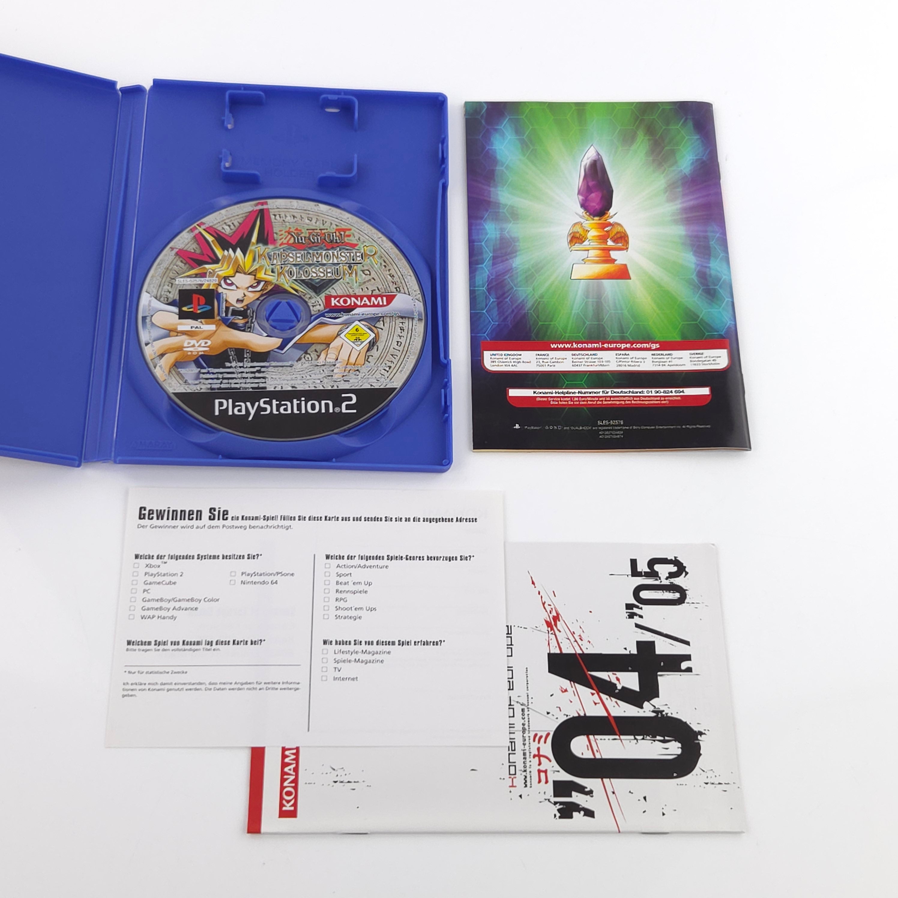 Playstation 2 Spiel – Yu-Gi-Oh Kapselmonster Kolosseum OVP