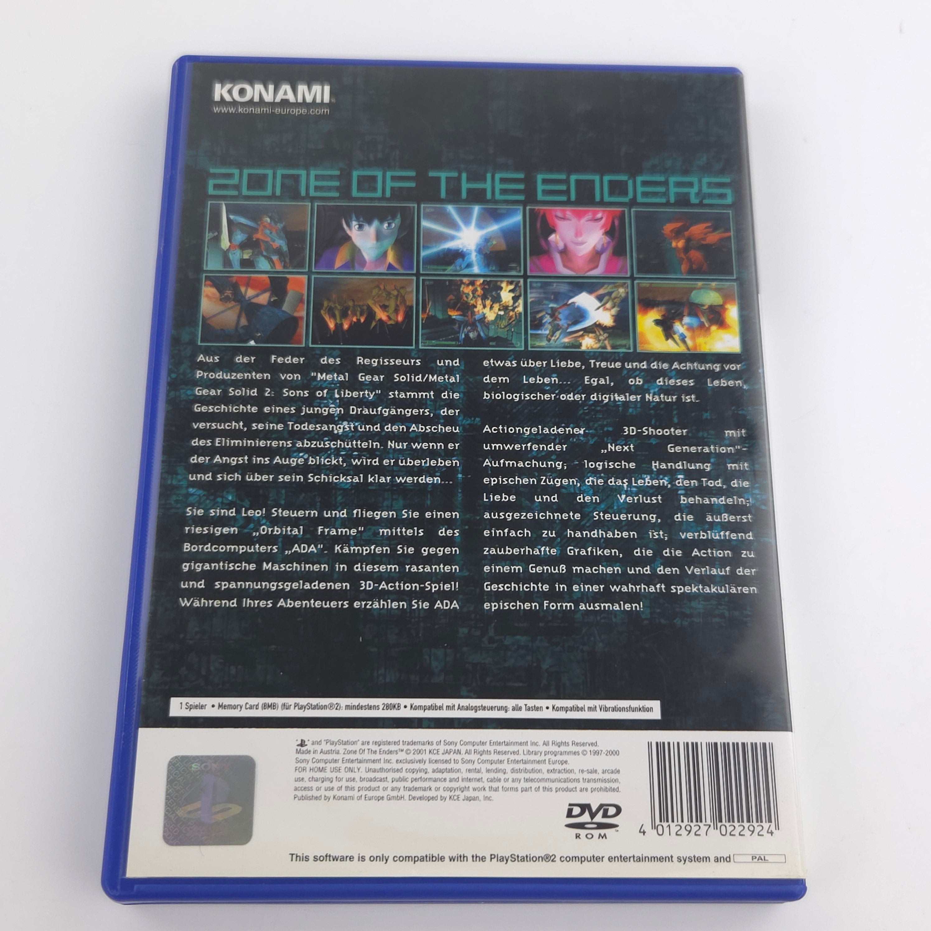 Playstation 2 Spiel – Zone of the Enders (PS2 OVP PAL)
