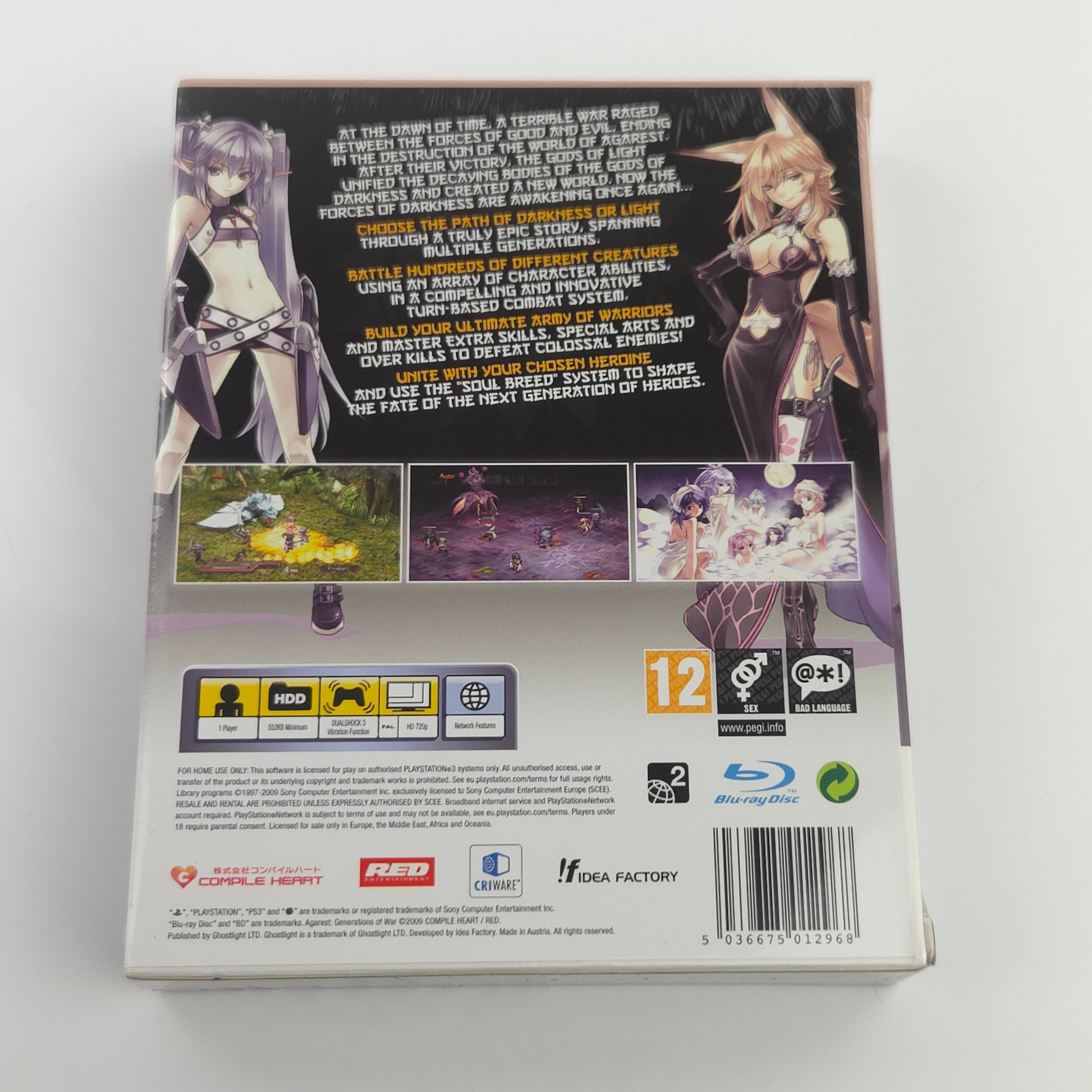 Playstation 3 Spiel – Agarest Generations Neu Sealed