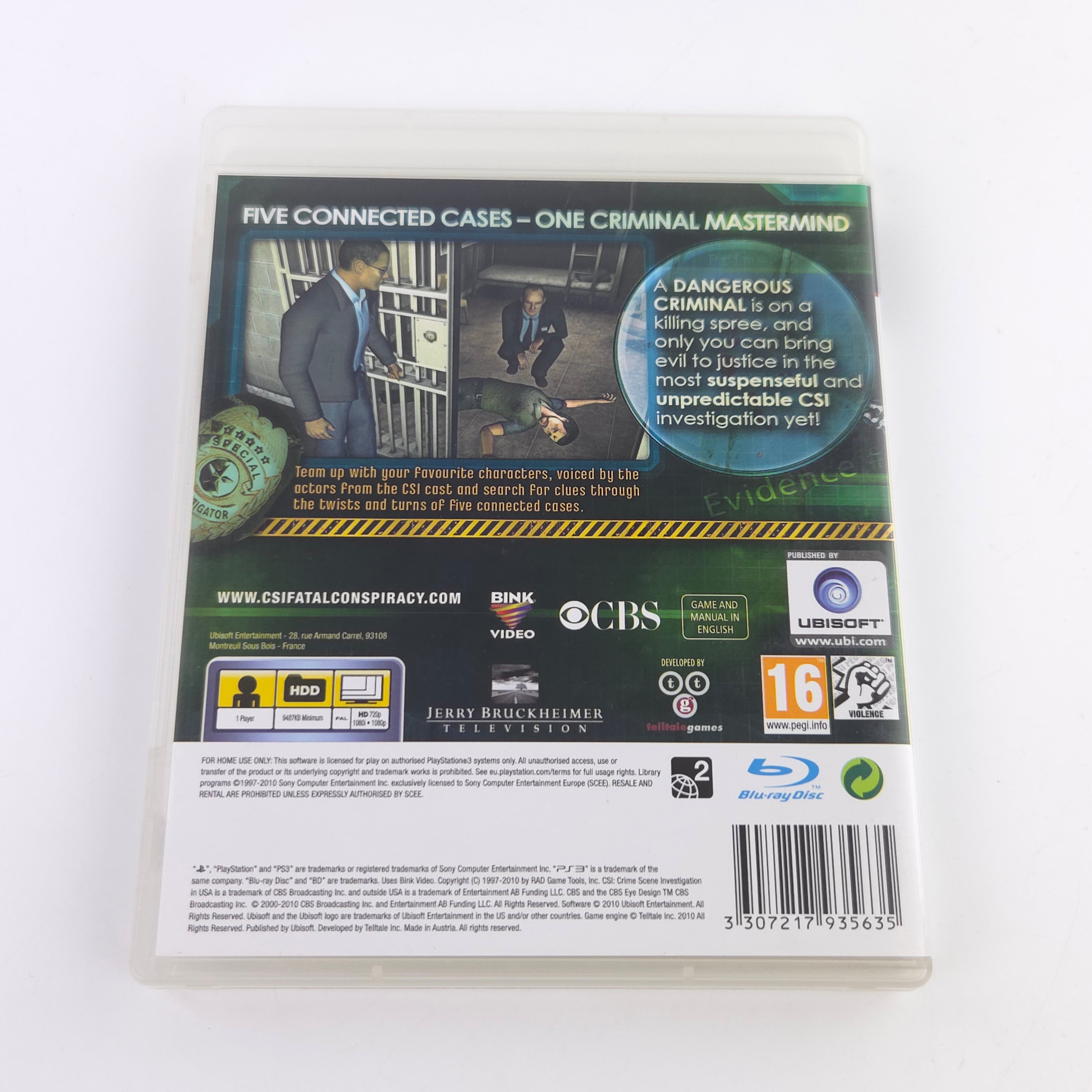 PlayStation 3 Spiel – CSI Fatal Conspiracy (PAL OVP)