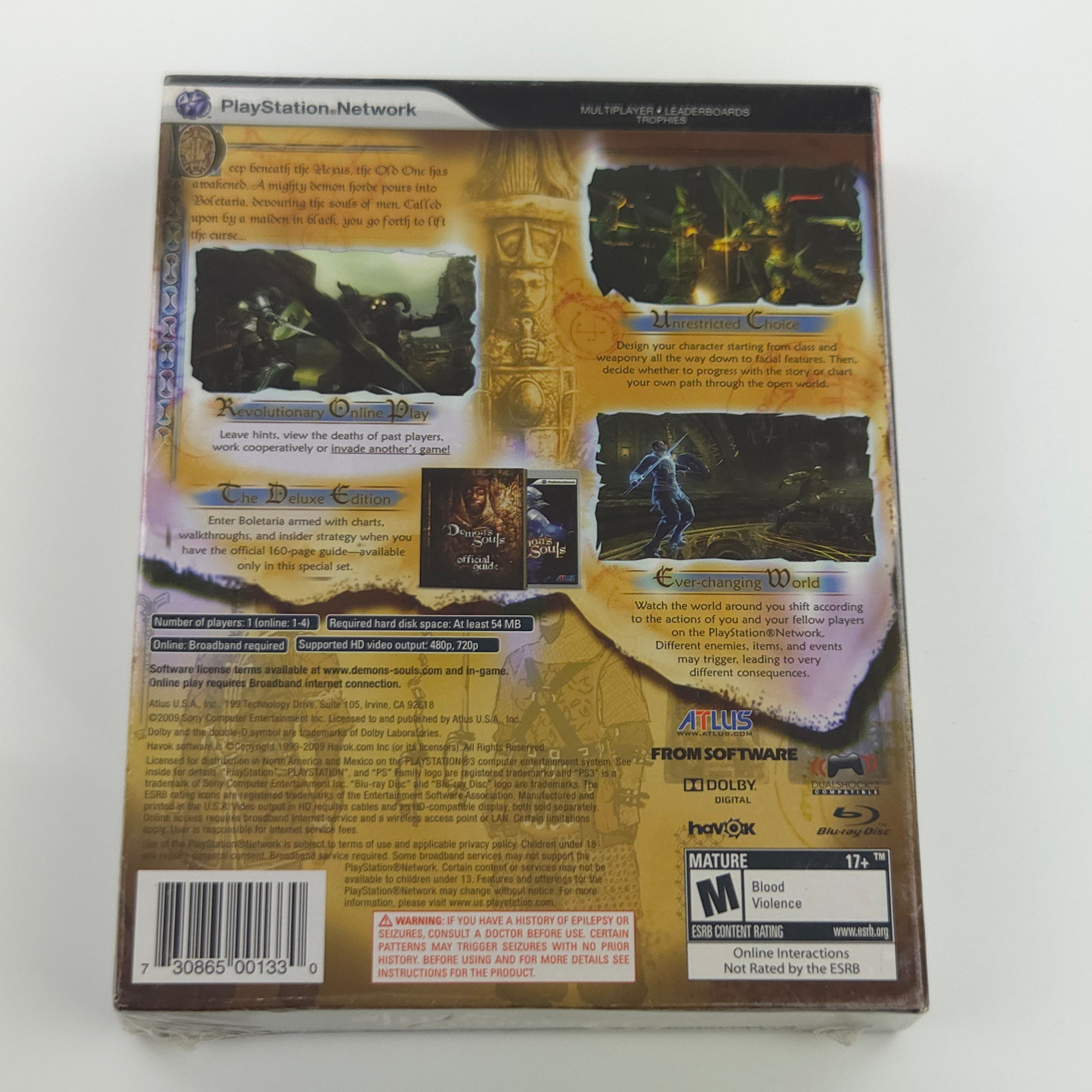 Playstation 3 Spiel – Demons Souls Deluxe Edition Neu