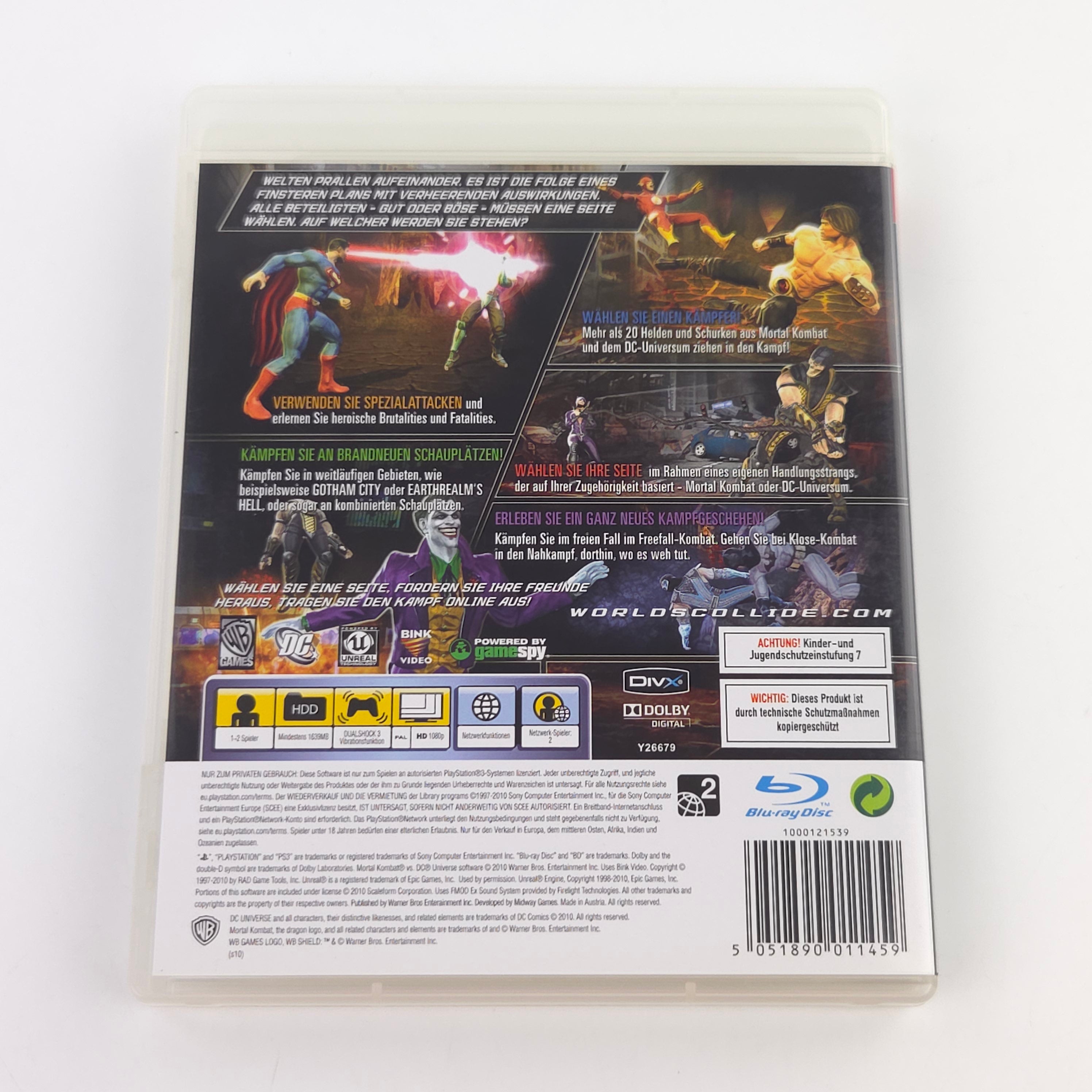 PlayStation 3 Spiel – Mortal Kombat VS DC Universe (PAL)
