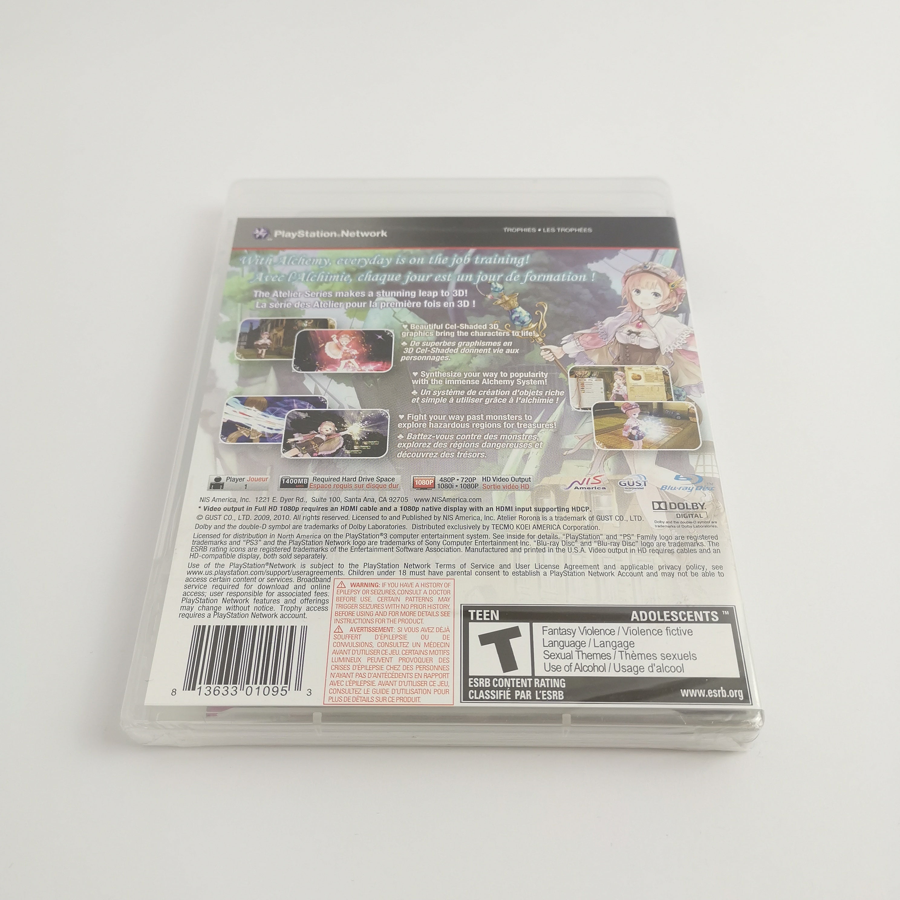 Playstation 3 Spiel – Atelier Rorona The Alchemist Neu