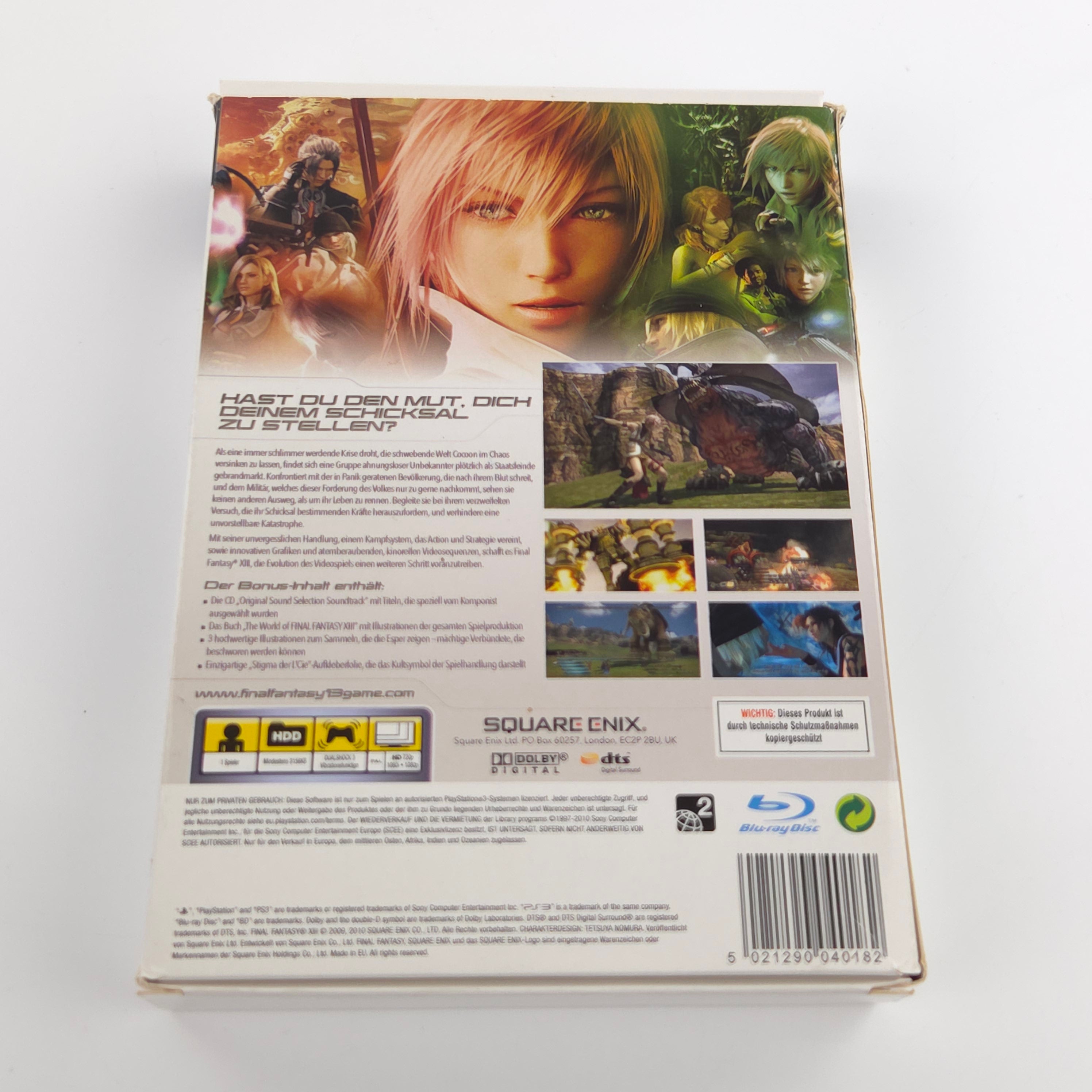 Final Fantasy XIII Limitierte Sammler-Edition PS3 Blu-ray Box Set