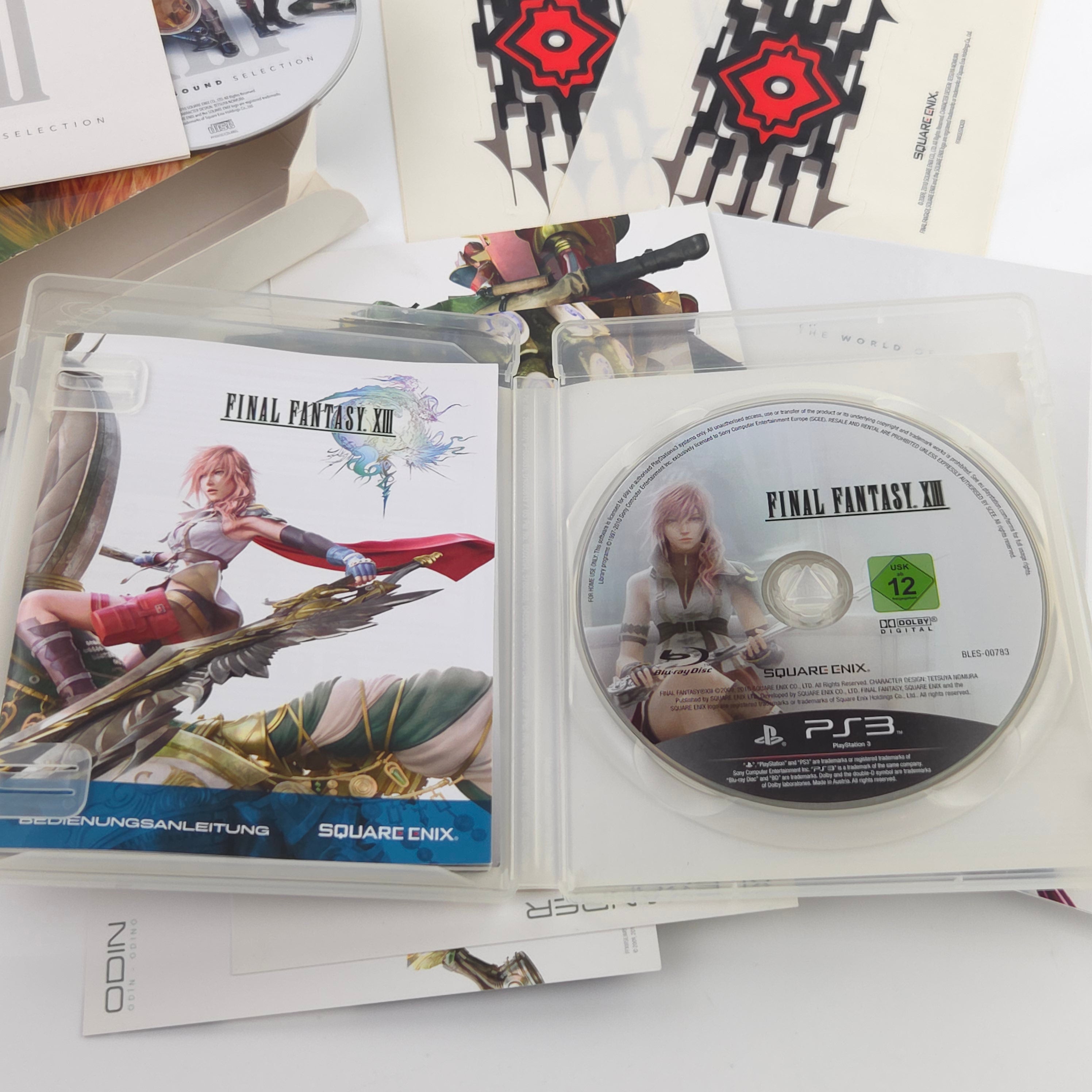 Final Fantasy XIII Limitierte Sammler-Edition PS3 Disc in silberner Hülle