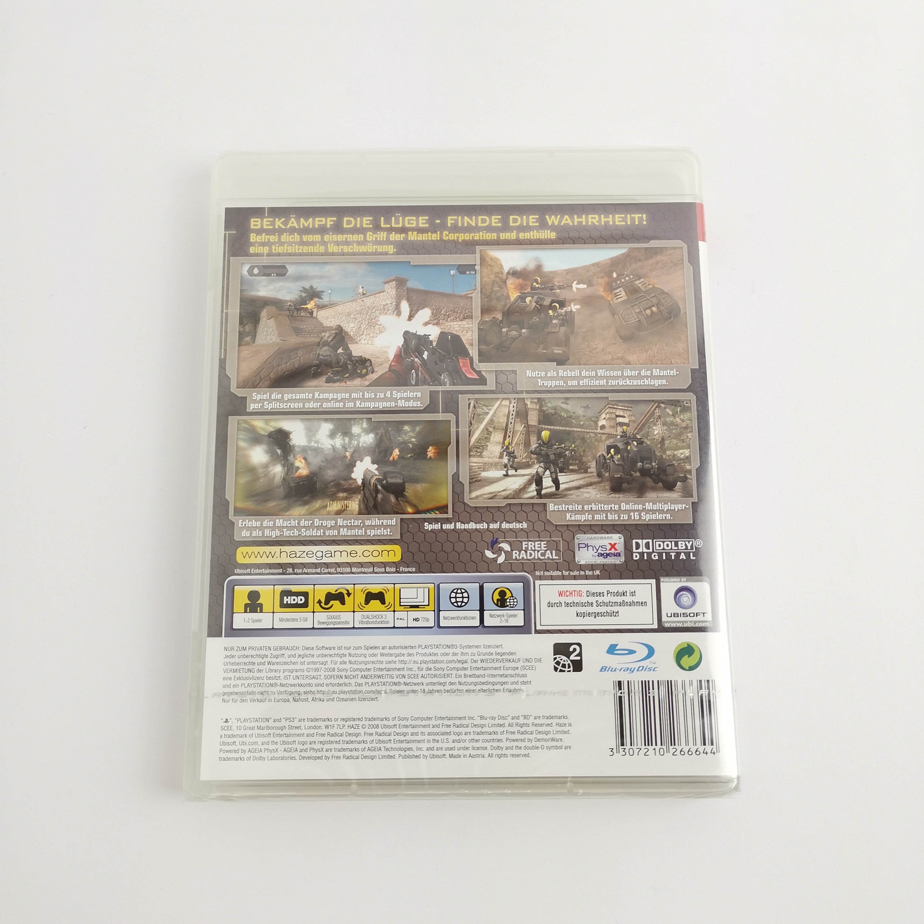 Sony Playstation 3 Spiel – Haze USK18 Neu DHL Paket