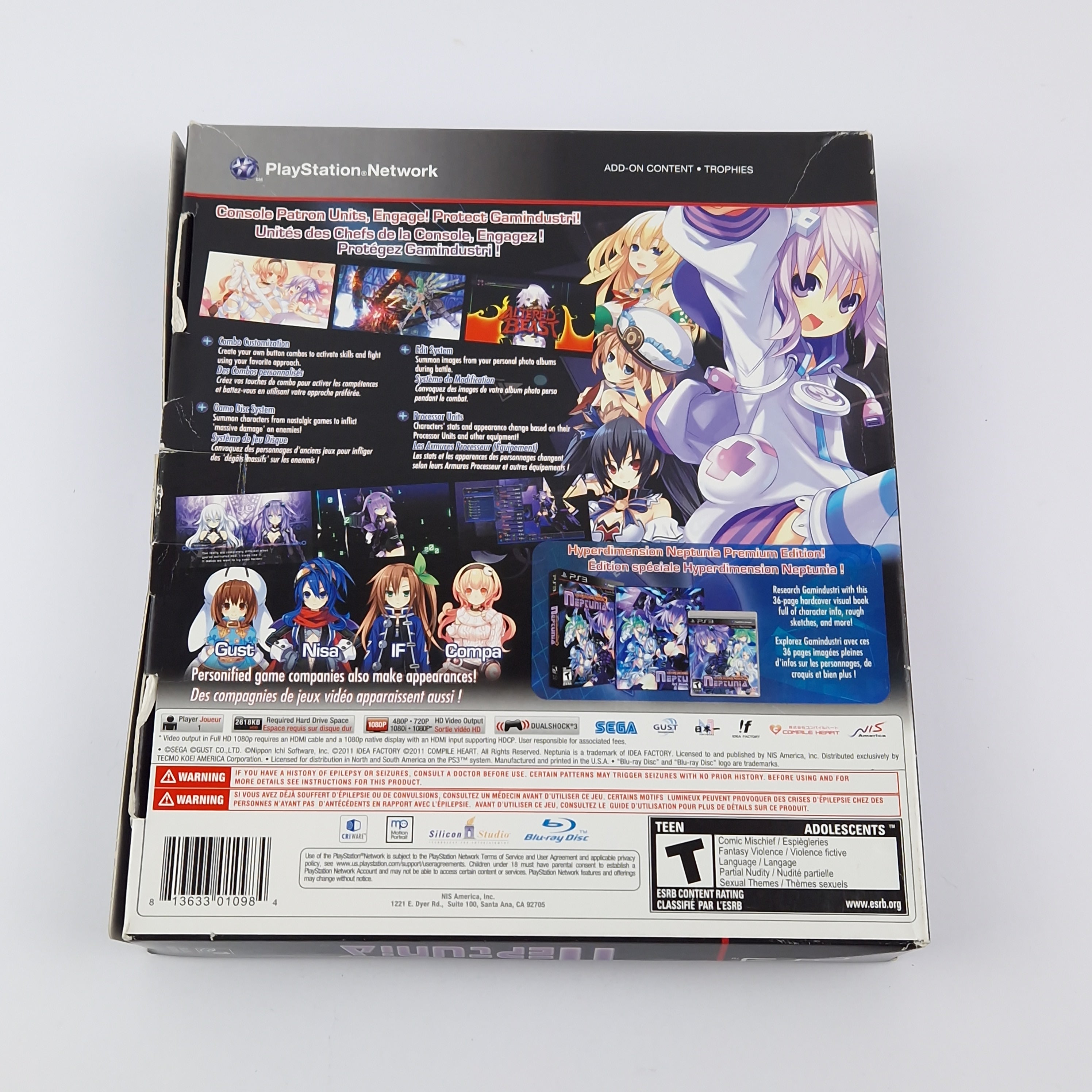 Playstation 3 Spiel – Hyperdimension Neptunia NTSC USA OVP