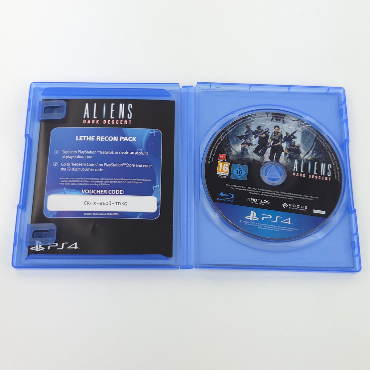 Sony Playstation 4: Aliens Dark Descent - PS4 OVP (PAL DE)