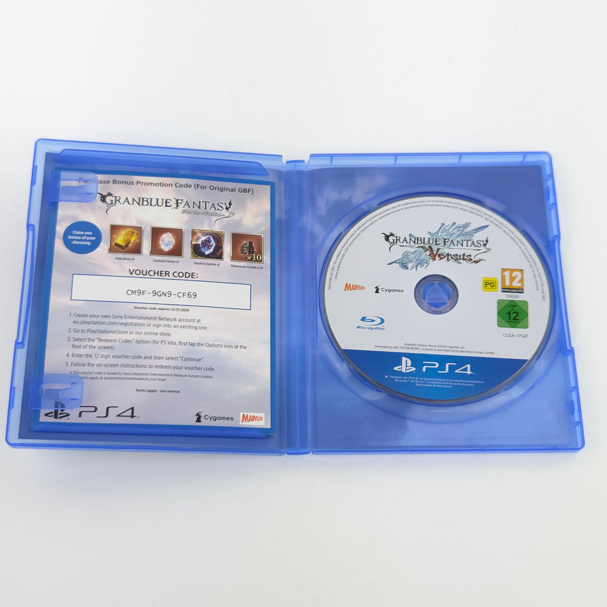 Sony Playstation 4: Granblue Fantasy Versus - PS4 OVP (PAL DE)