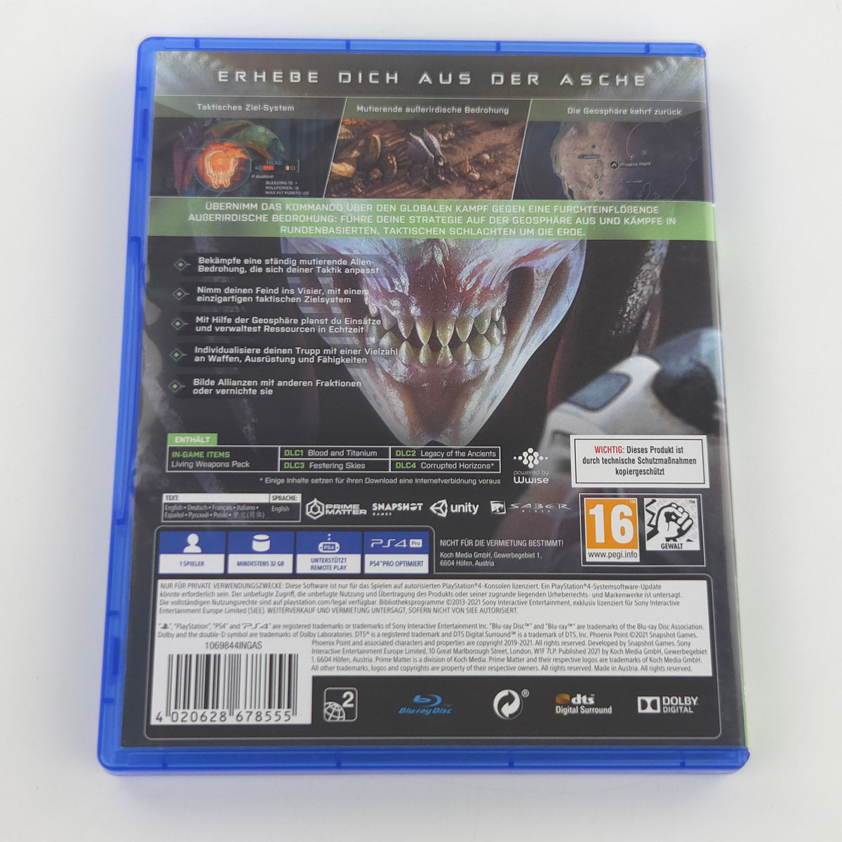 Sony Playstation 4: Phoenix Point Behemoth Edition - PS4 OVP (PAL DE)